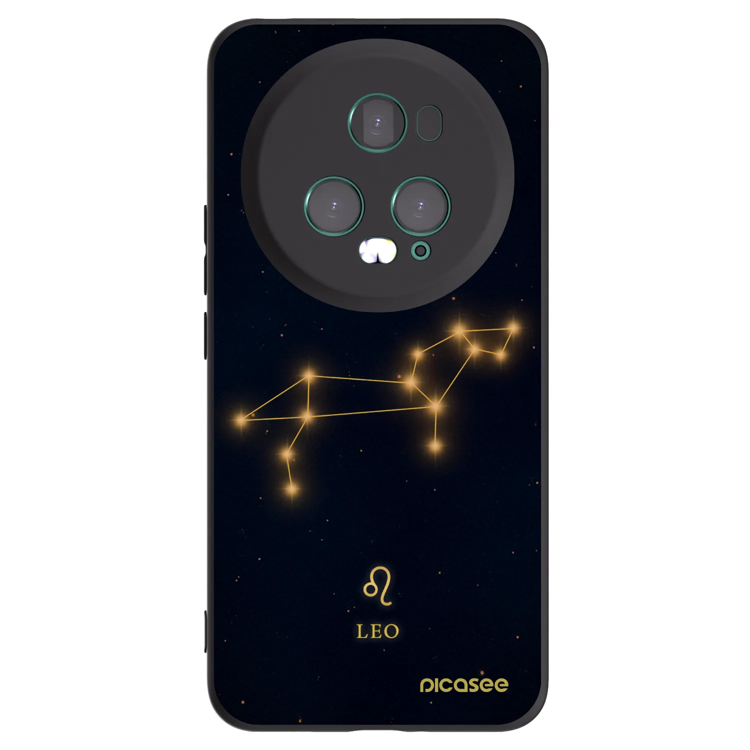 Picasee Μαύρη θήκη σιλικόνης για Honor Magic5 Pro - LEO