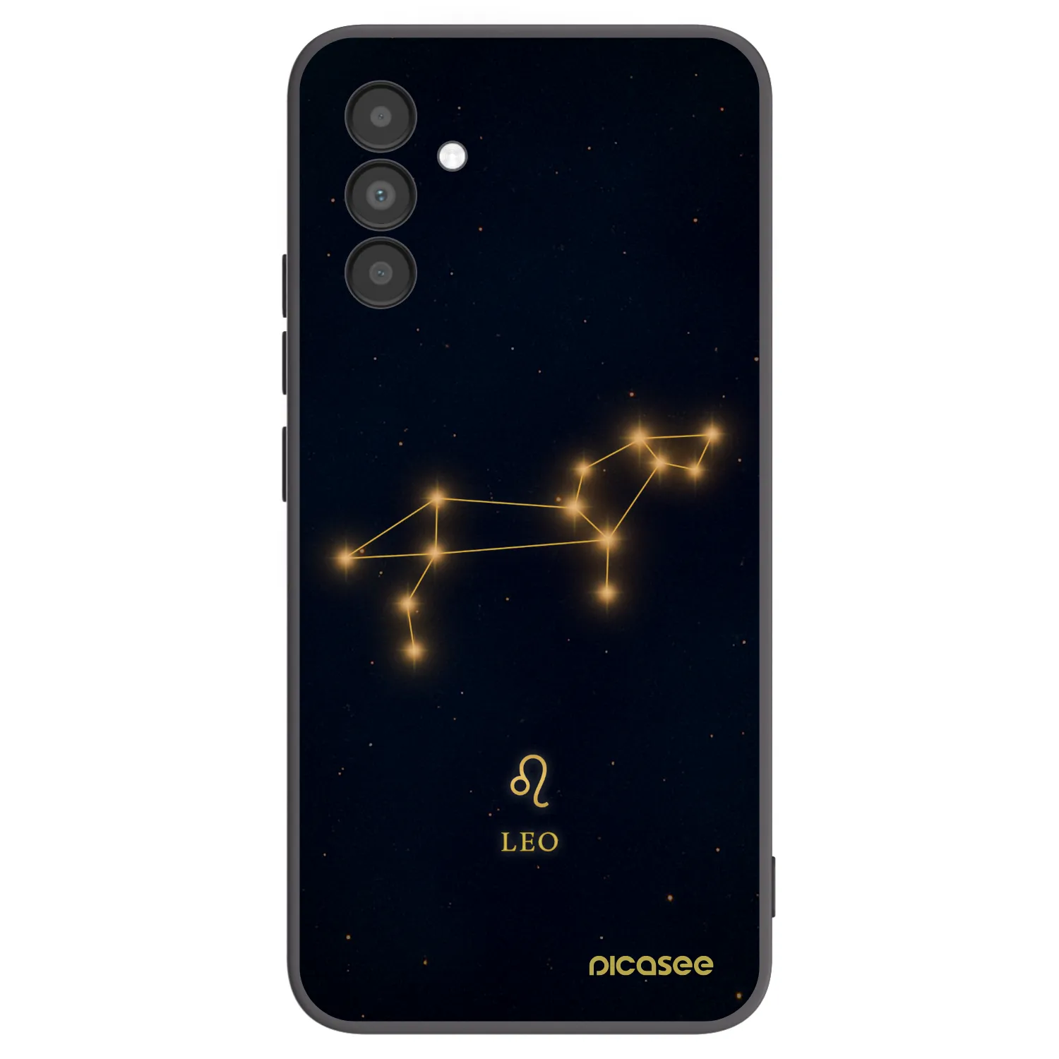 Picasee Μαύρη θήκη σιλικόνης για Samsung Galaxy A04s A047F - LEO