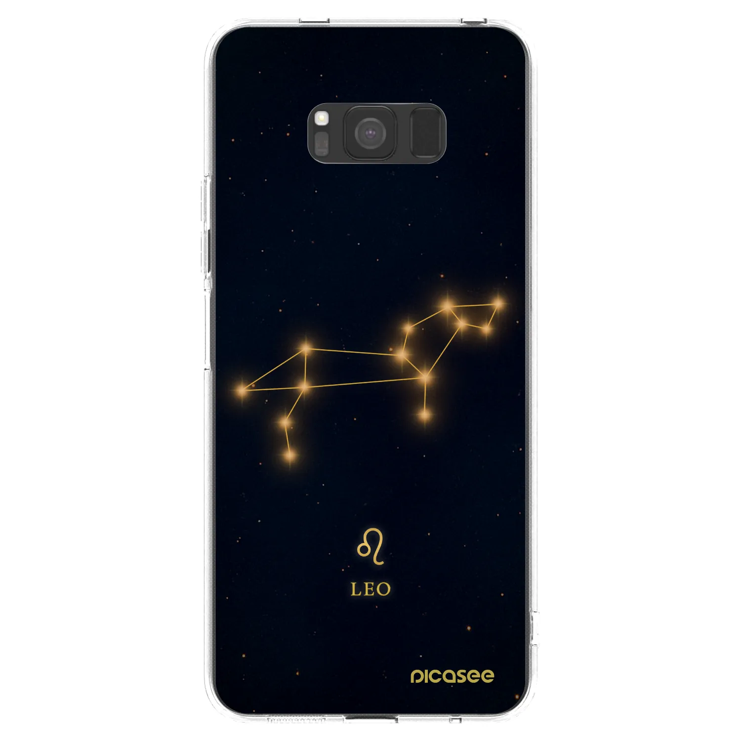 Picasee διαφανής θήκη σιλικόνης Samsung Galaxy S8 G950F - LEO