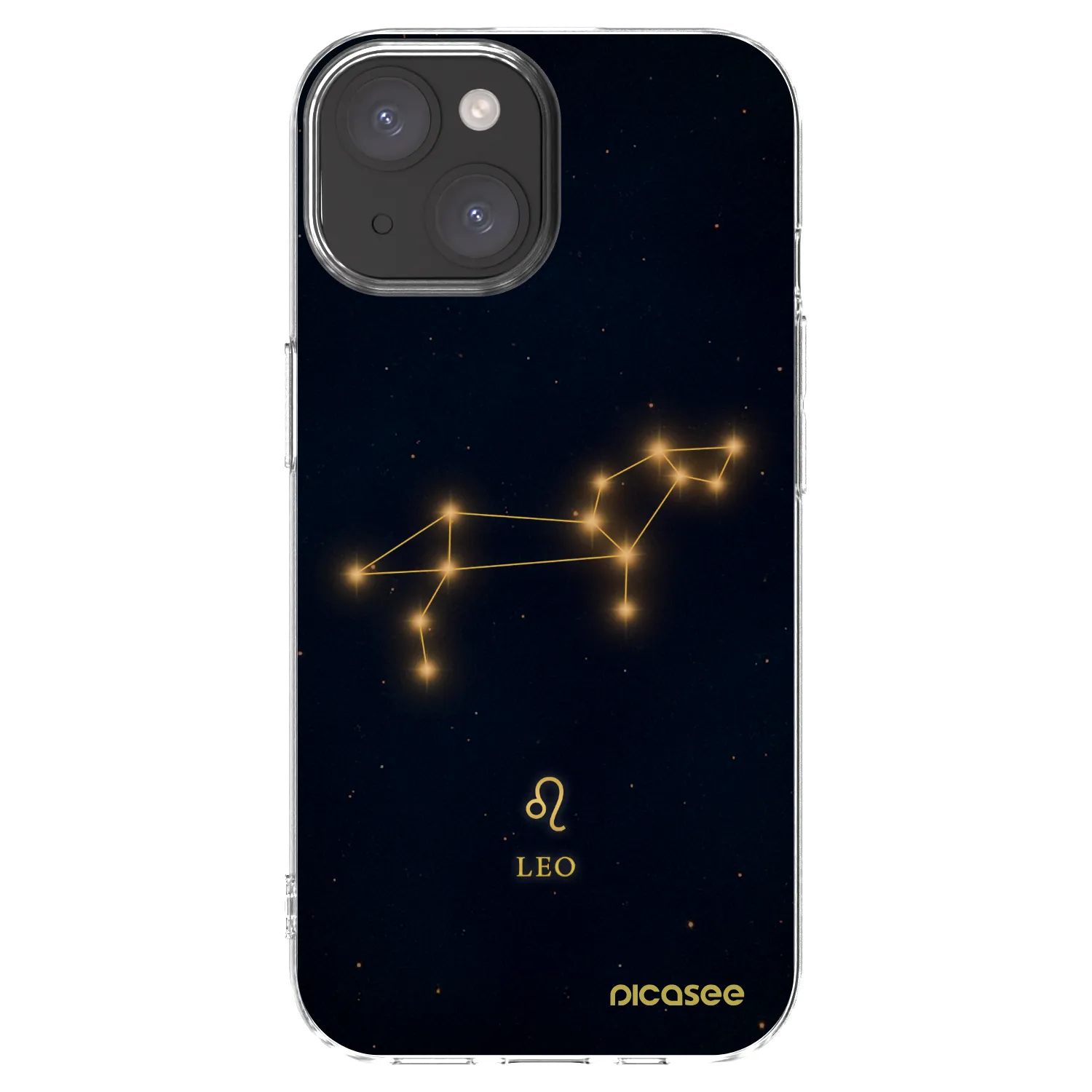 Picasee διαφανής θήκη σιλικόνης Apple iPhone 15 - LEO