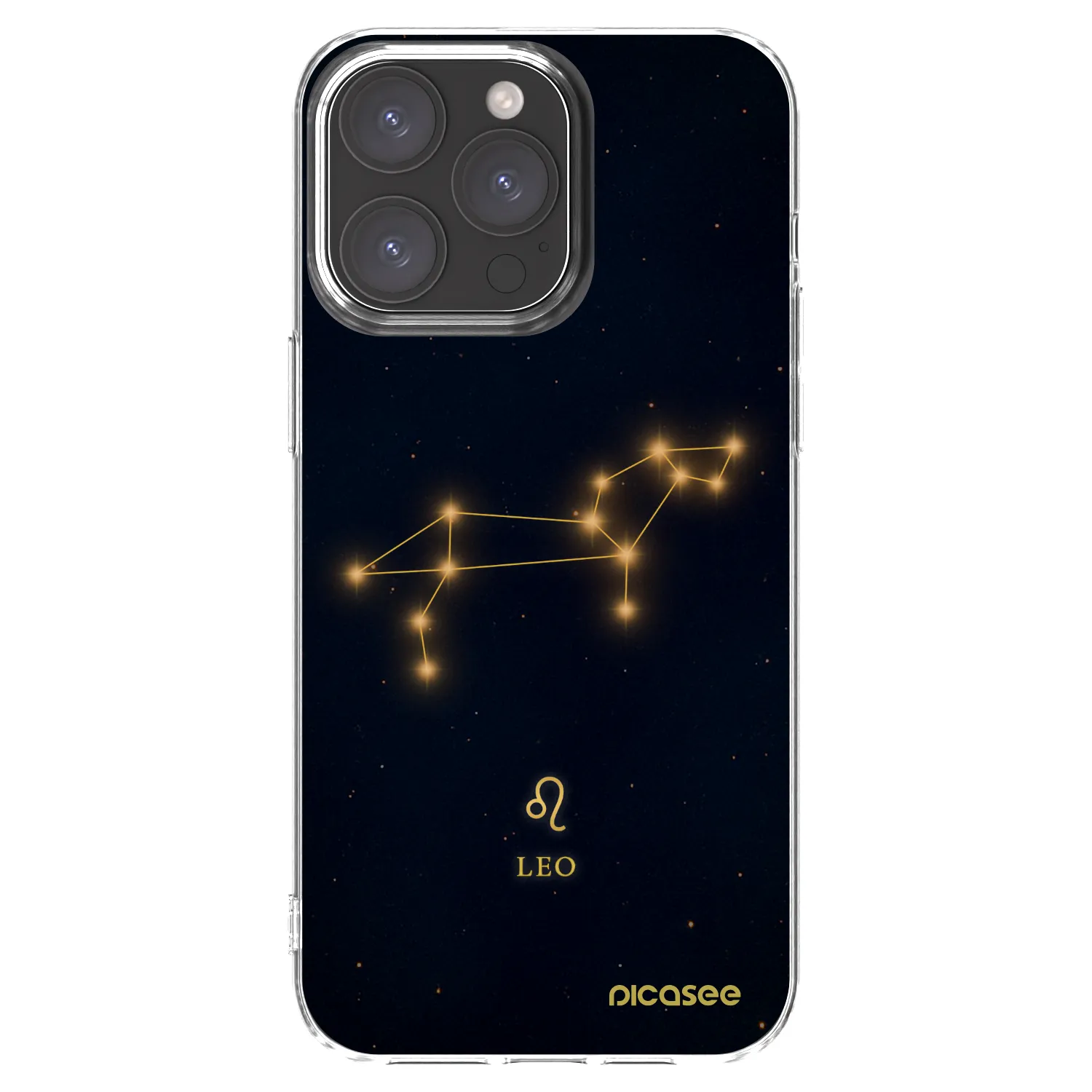 Picasee διαφανής θήκη σιλικόνης Apple iPhone 15 Pro Max - LEO