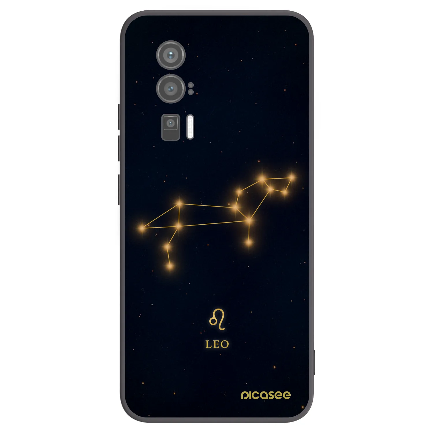 Picasee Μαύρη θήκη σιλικόνης για Xiaomi Poco F5 Pro 5G - LEO