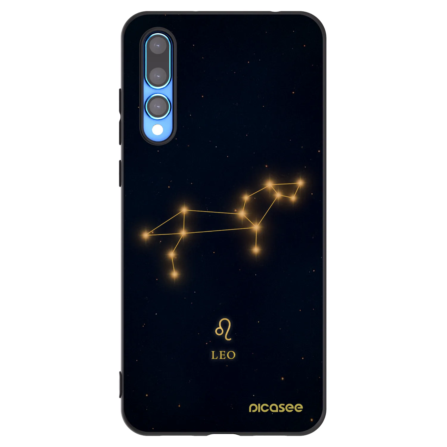 Picasee Μαύρη θήκη σιλικόνης για Huawei P20 Pro - LEO