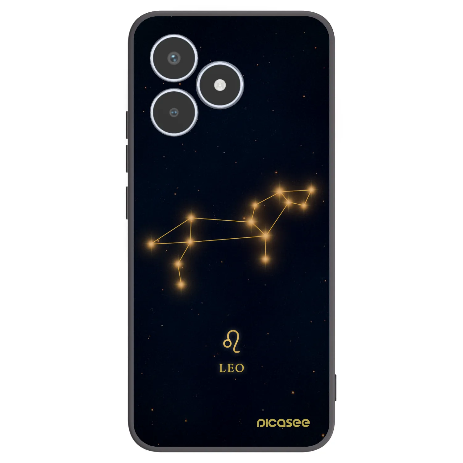 Picasee Μαύρη θήκη σιλικόνης για Realme C53 - LEO