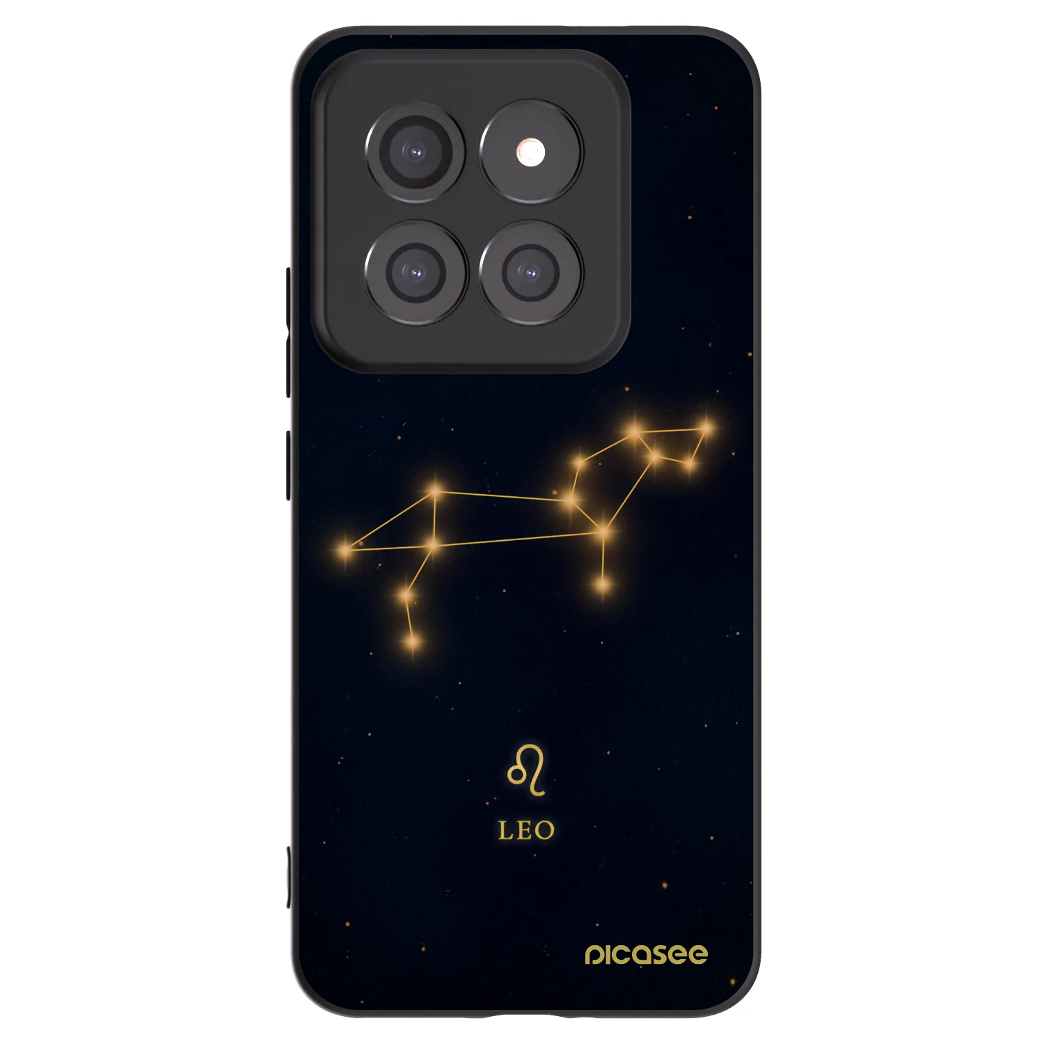 Picasee Μαύρη θήκη σιλικόνης για Xiaomi 14 Pro - LEO