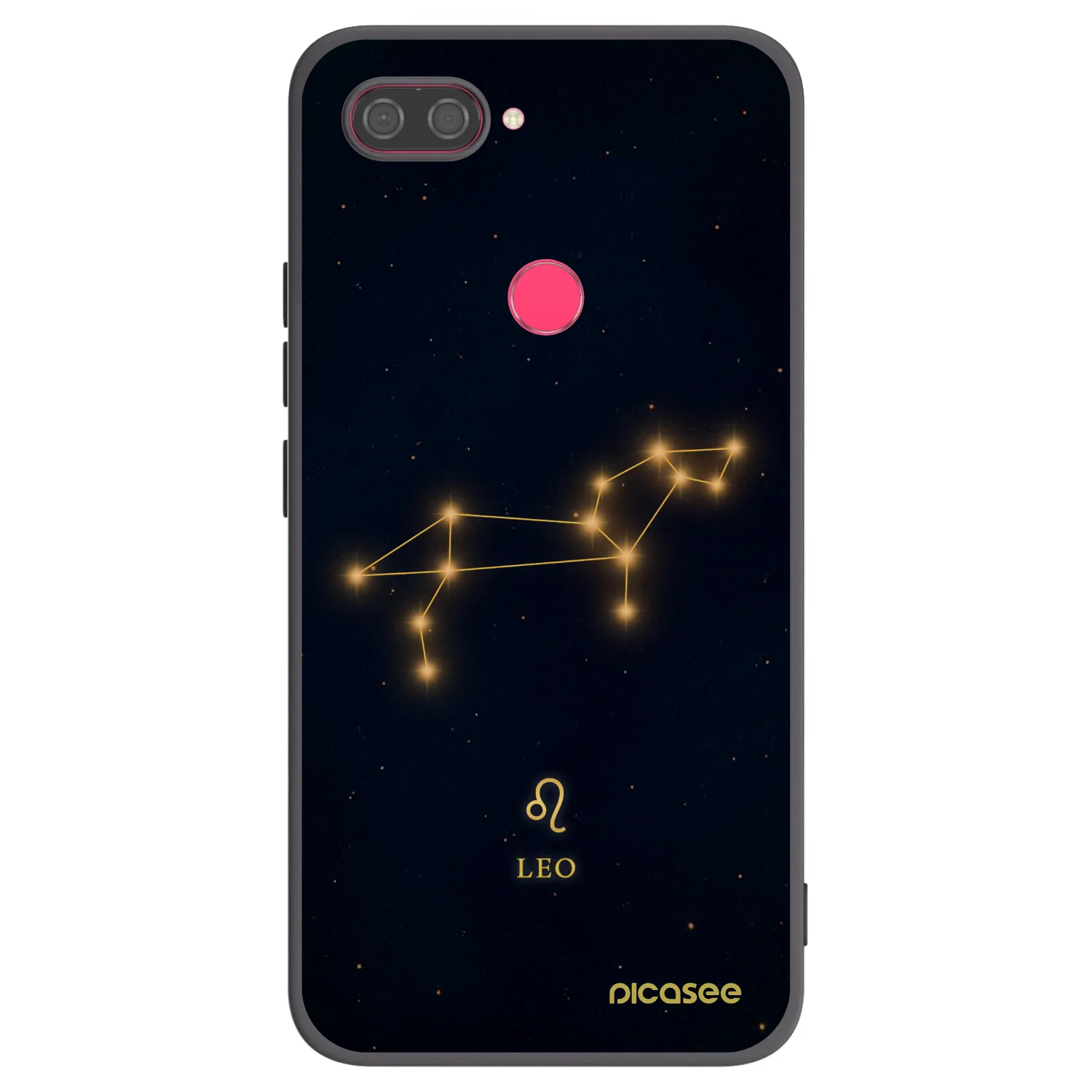 Picasee Μαύρη θήκη σιλικόνης για Xiaomi Mi 8 Lite - LEO