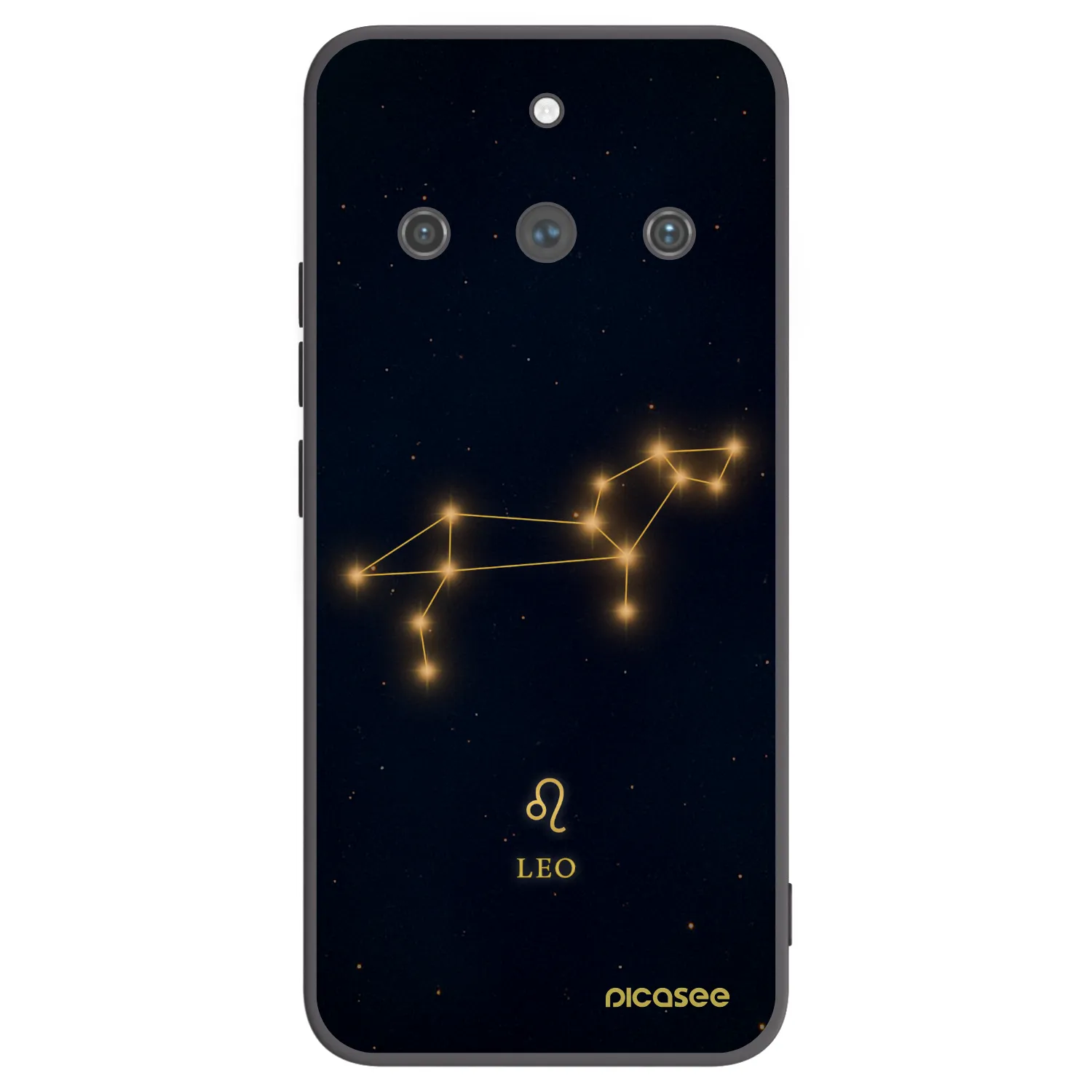 Picasee Μαύρη θήκη σιλικόνης για Realme 11 Pro+ - LEO