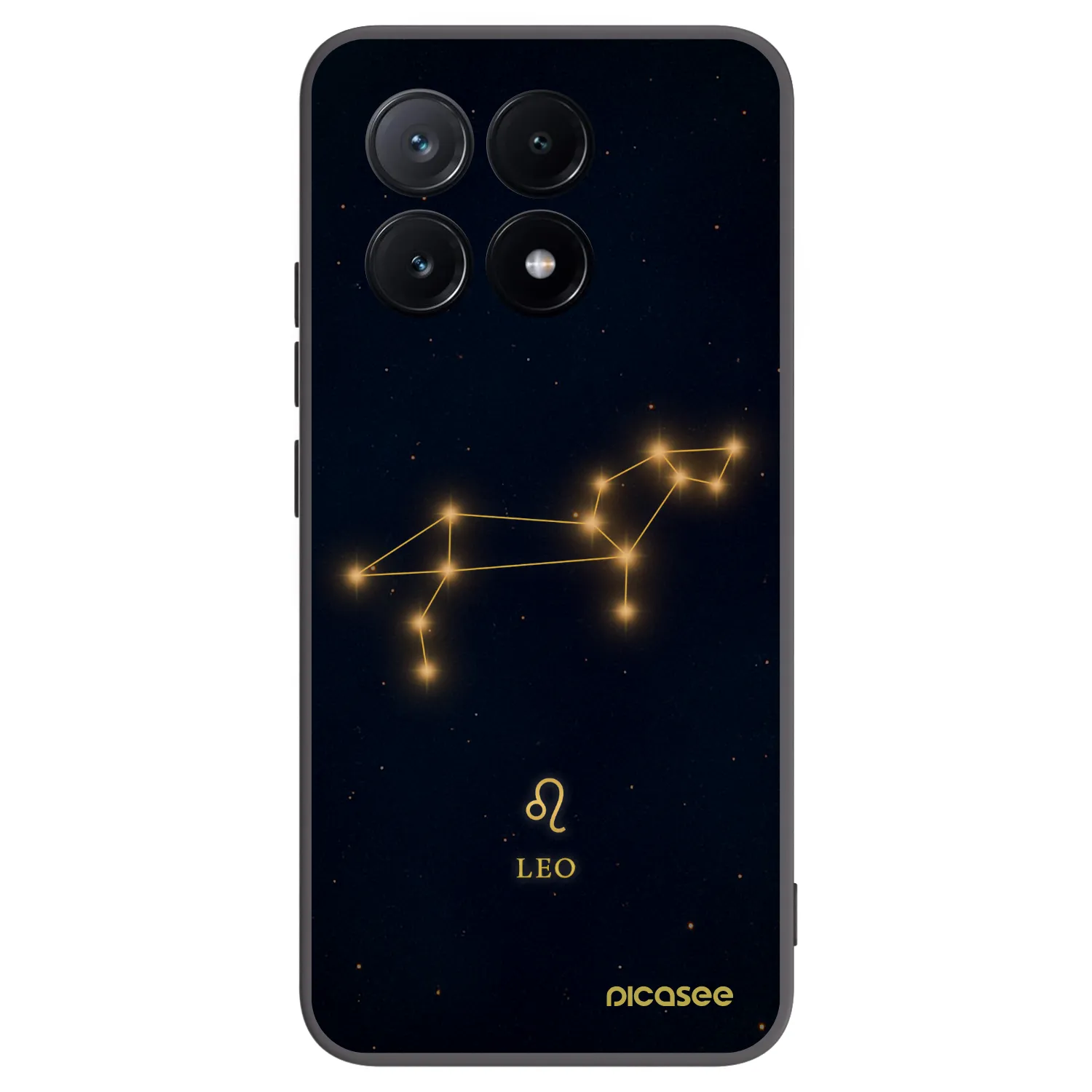 Picasee Μαύρη θήκη σιλικόνης για Xiaomi Poco X6 Pro - LEO