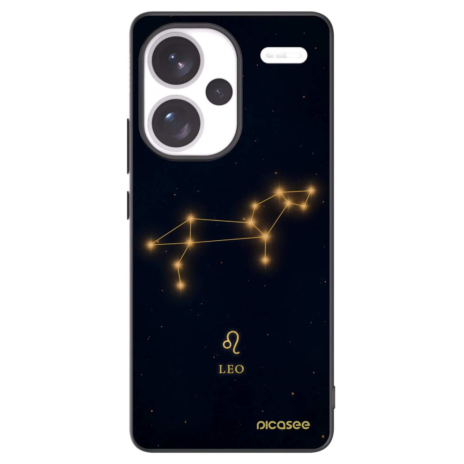 Picasee Μαύρη θήκη σιλικόνης για Xiaomi Redmi Note 13 Pro+ 5G - LEO