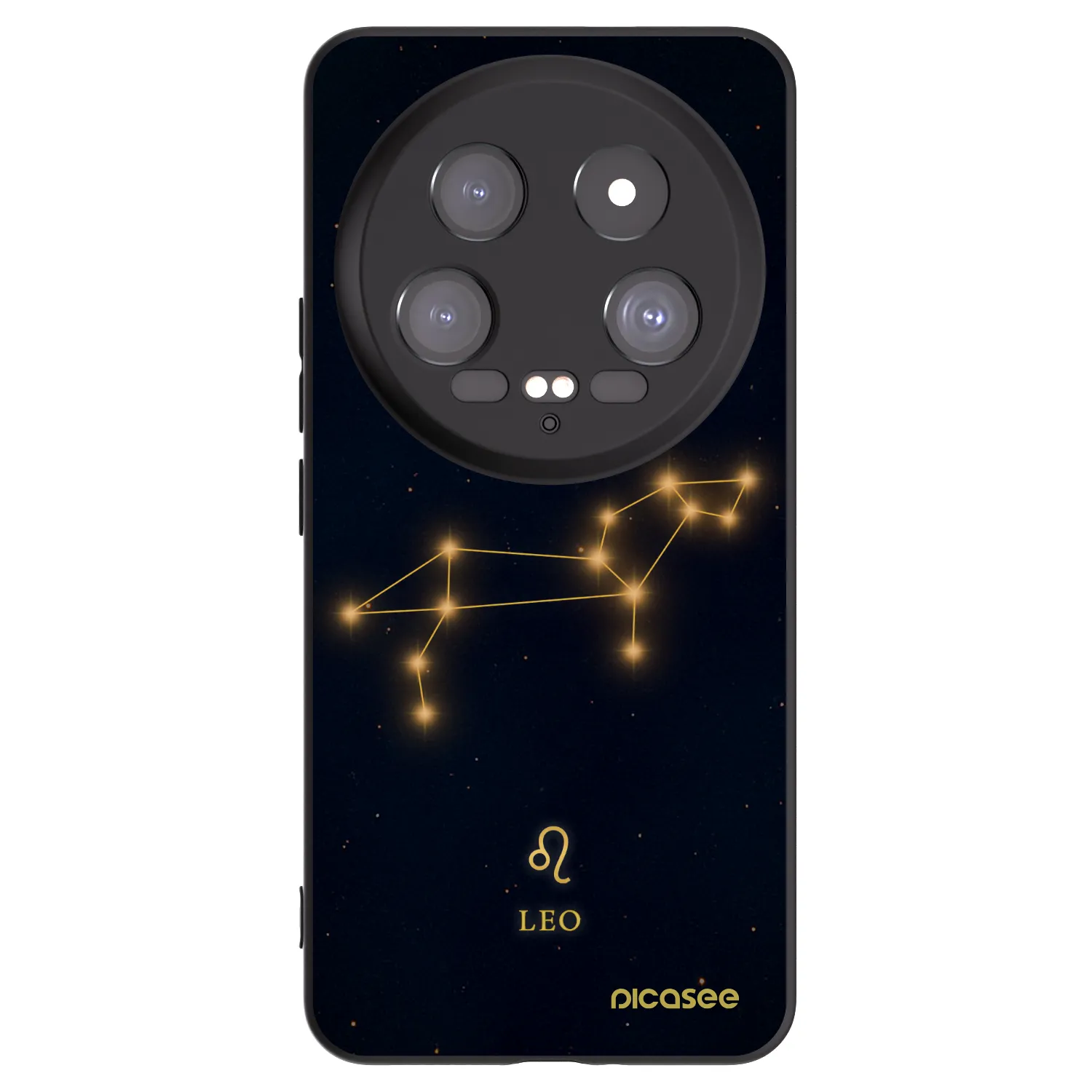 Picasee Μαύρη θήκη σιλικόνης για Xiaomi 14 Ultra - LEO