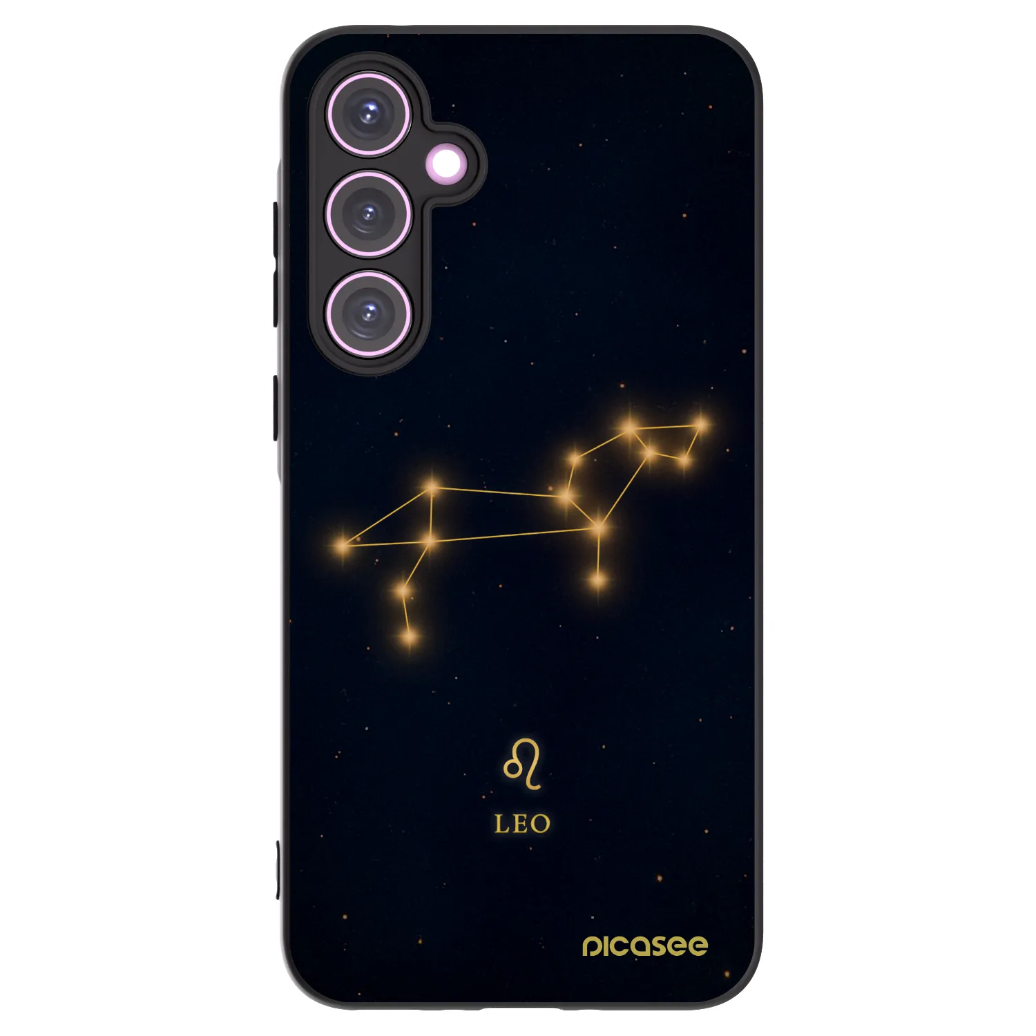 Picasee Μαύρη θήκη σιλικόνης για Samsung Galaxy A35 5G A356B - LEO