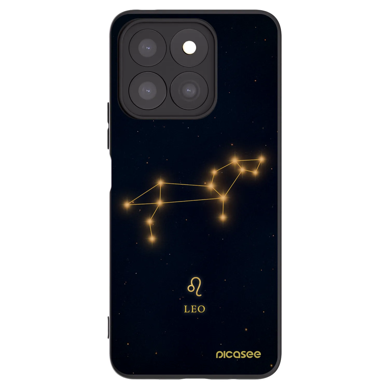 Picasee Μαύρη θήκη σιλικόνης για Honor X8b - LEO