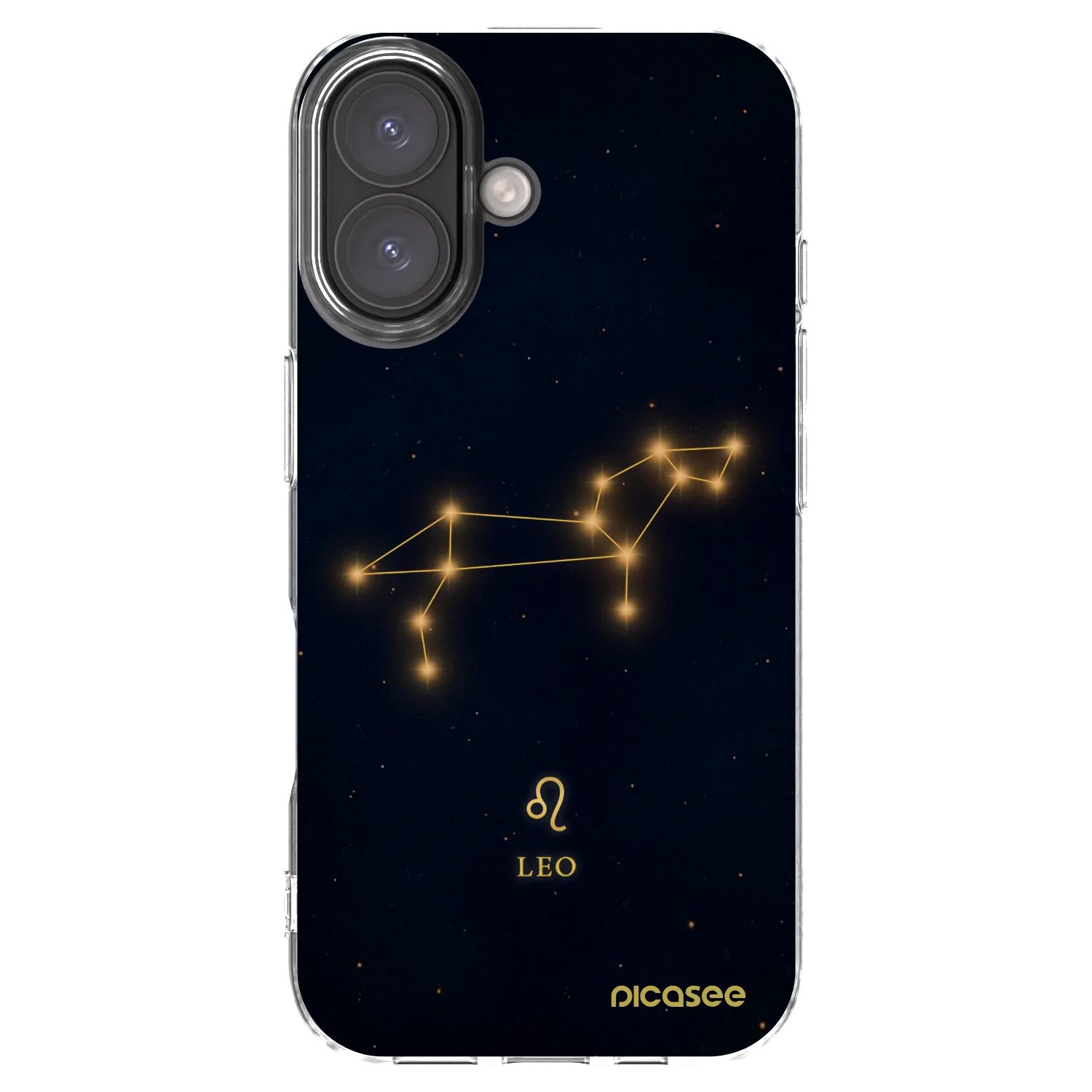 Picasee διαφανής θήκη σιλικόνης Apple iPhone 16 - LEO
