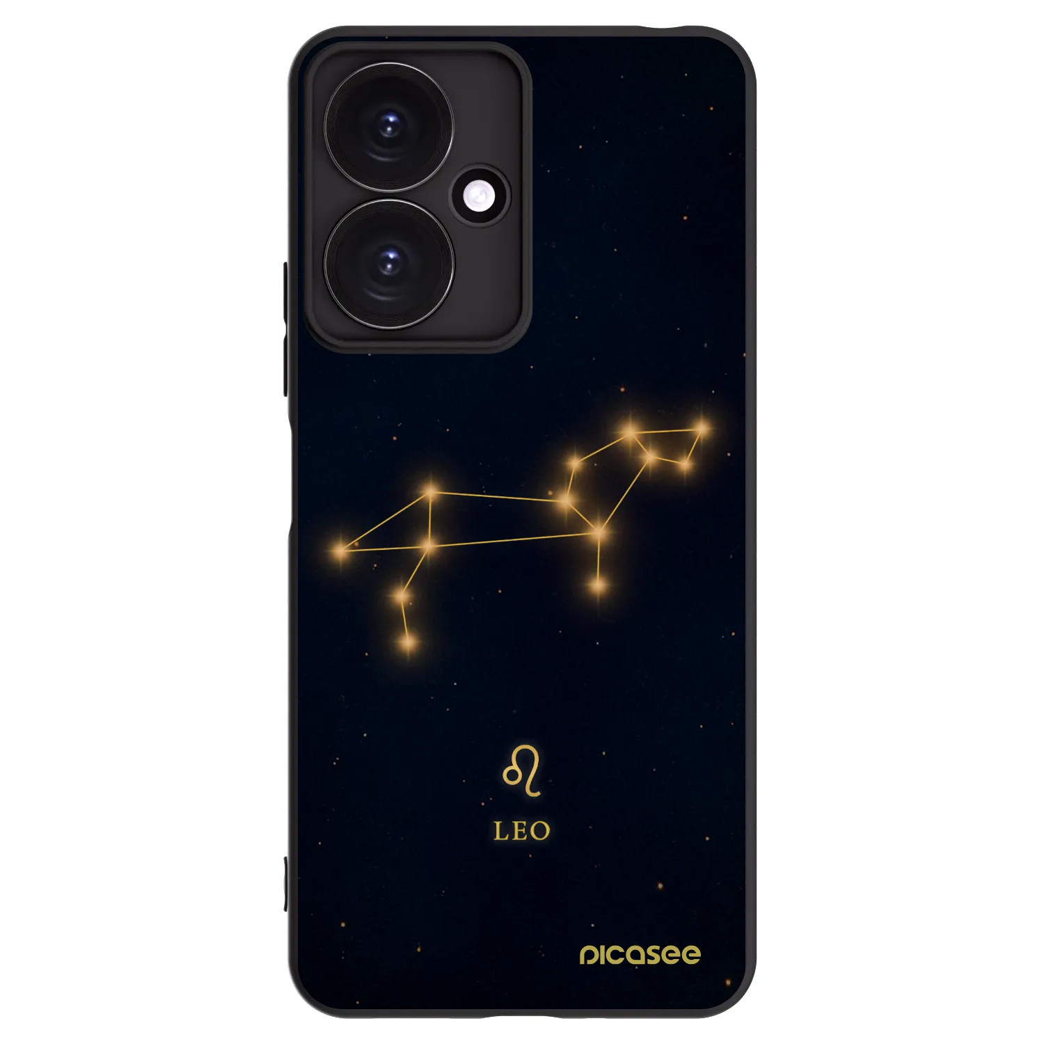 Picasee Μαύρη θήκη σιλικόνης για Xiaomi Redmi 13C 5G - LEO