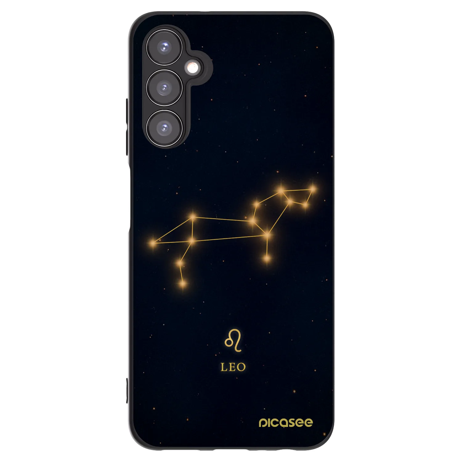 Picasee Μαύρη θήκη σιλικόνης για Samsung Galaxy A05s A057G - LEO