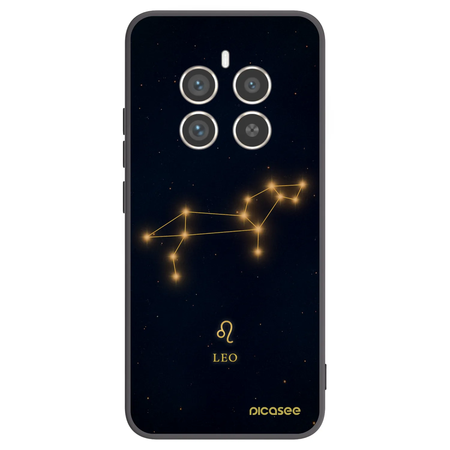 Picasee Μαύρη θήκη σιλικόνης για Realme 12 Pro 5G - LEO