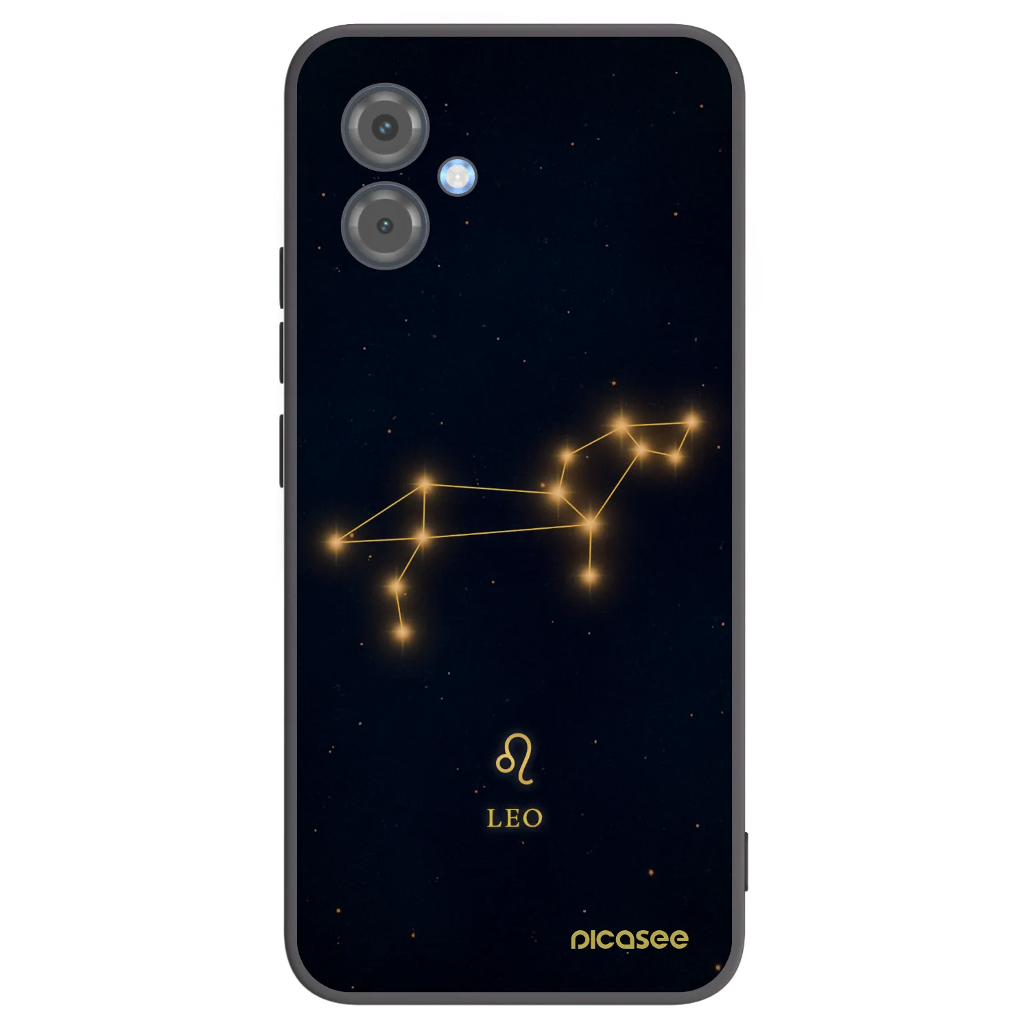 Picasee Μαύρη θήκη σιλικόνης για Motorola Moto G14 - LEO