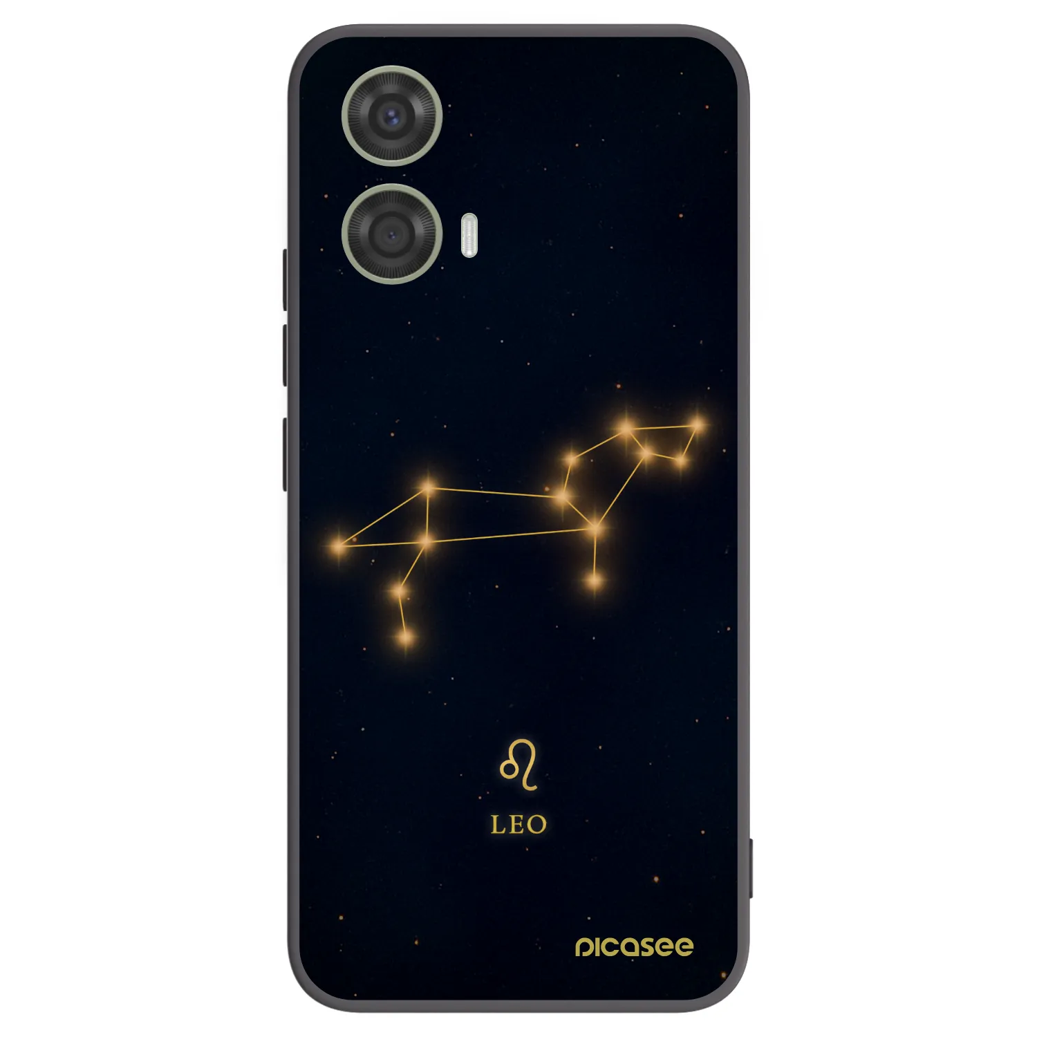Picasee Μαύρη θήκη σιλικόνης για Motorola Moto G24 - LEO
