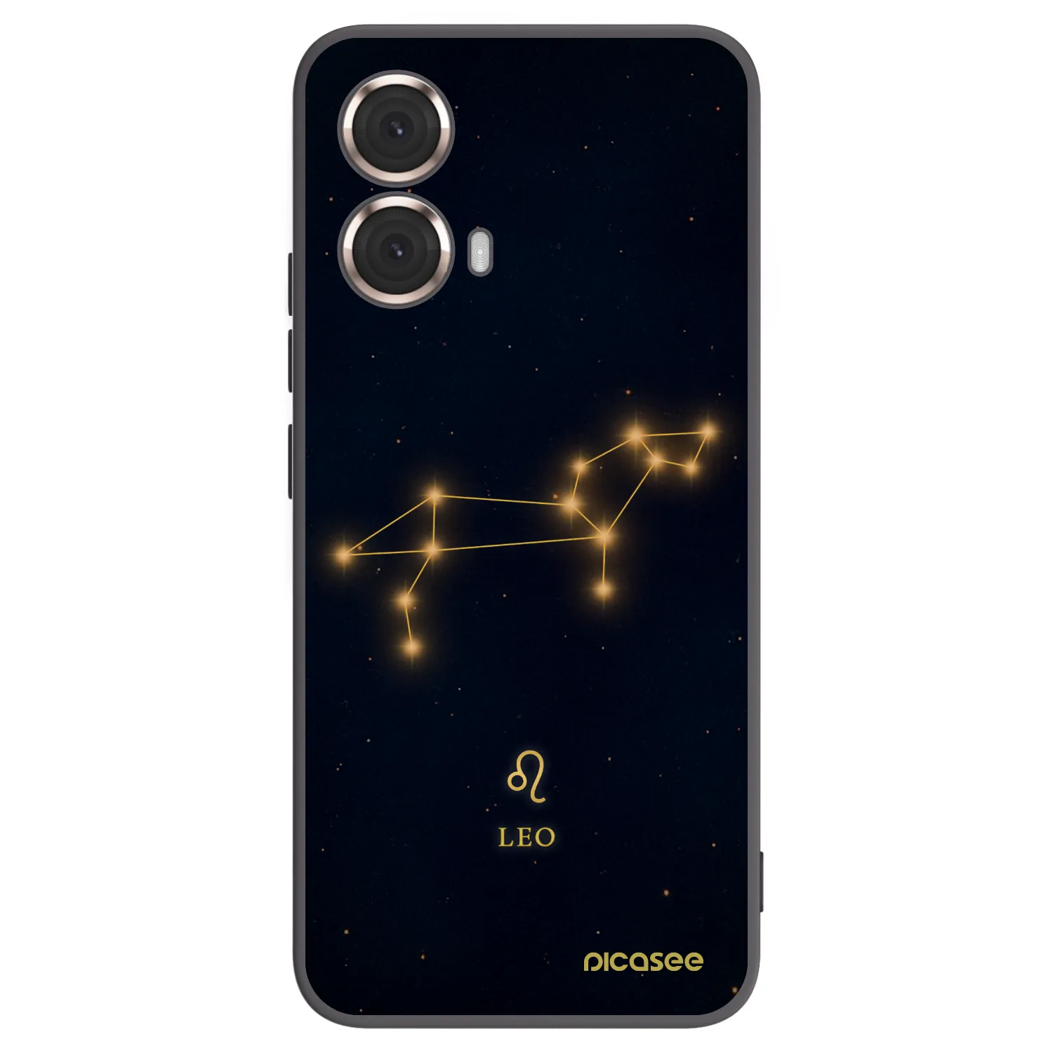 Picasee Μαύρη θήκη σιλικόνης για Motorola Moto G85 - LEO