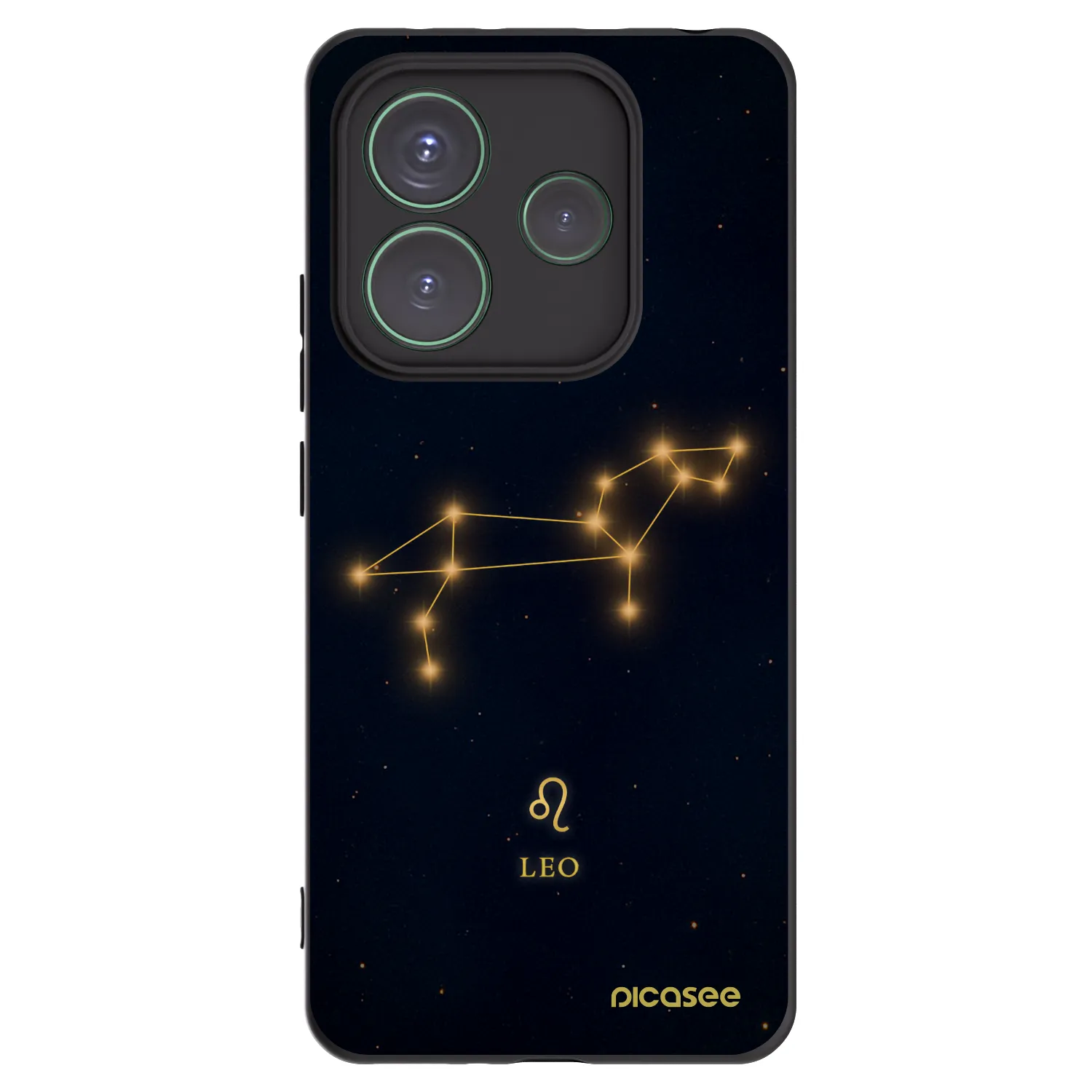 Picasee Μαύρη θήκη σιλικόνης για Xiaomi Redmi Note 14 5G - LEO