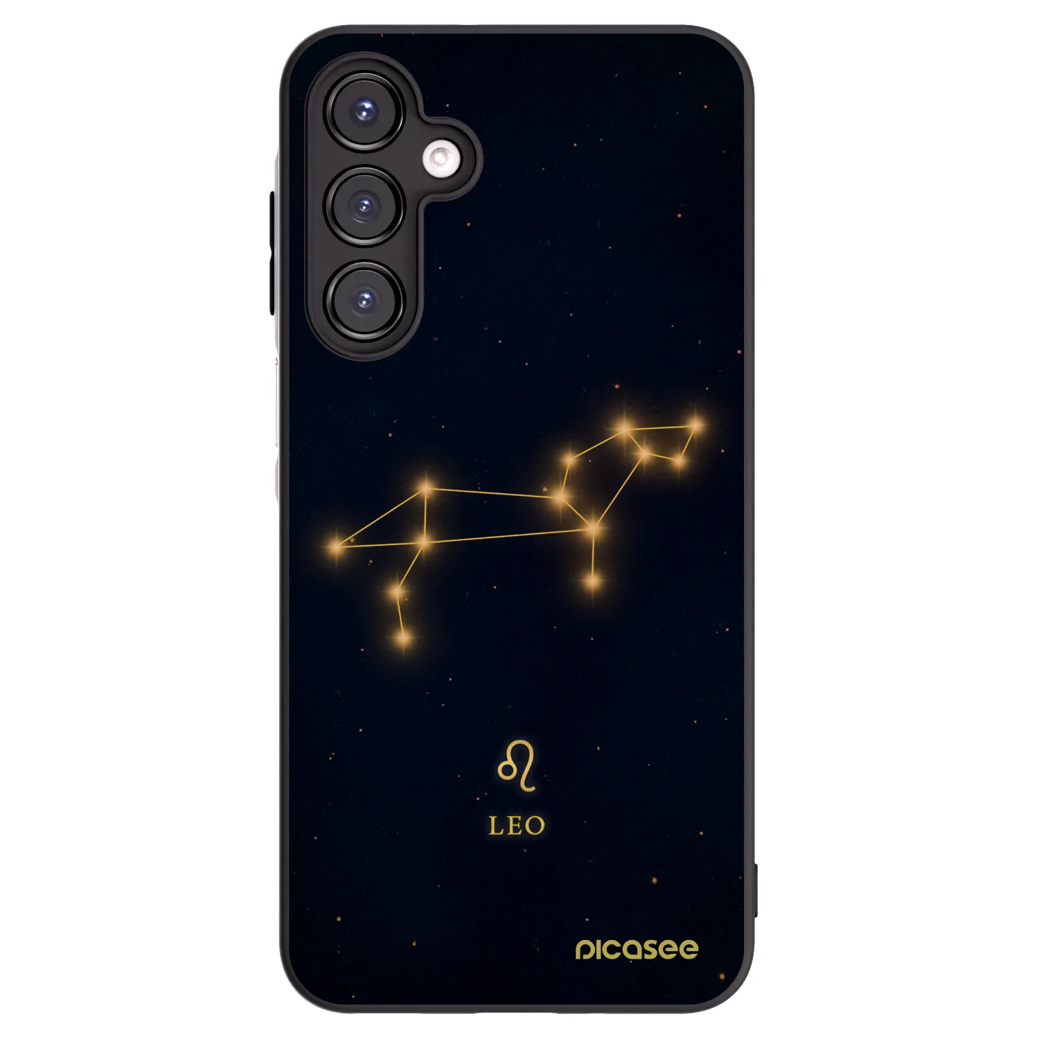Picasee Μαύρη θήκη σιλικόνης για Samsung Galaxy A16 5G - LEO