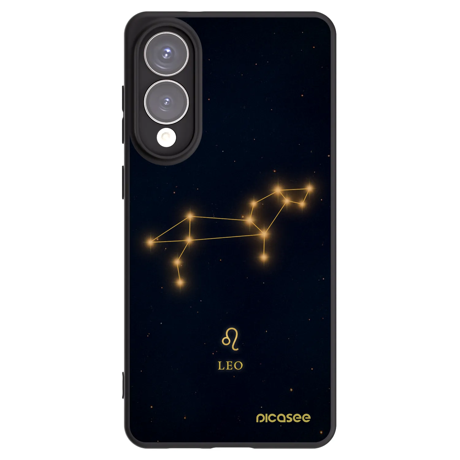 Picasee Μαύρη θήκη σιλικόνης για Samsung Galaxy S25 Edge 5G - LEO