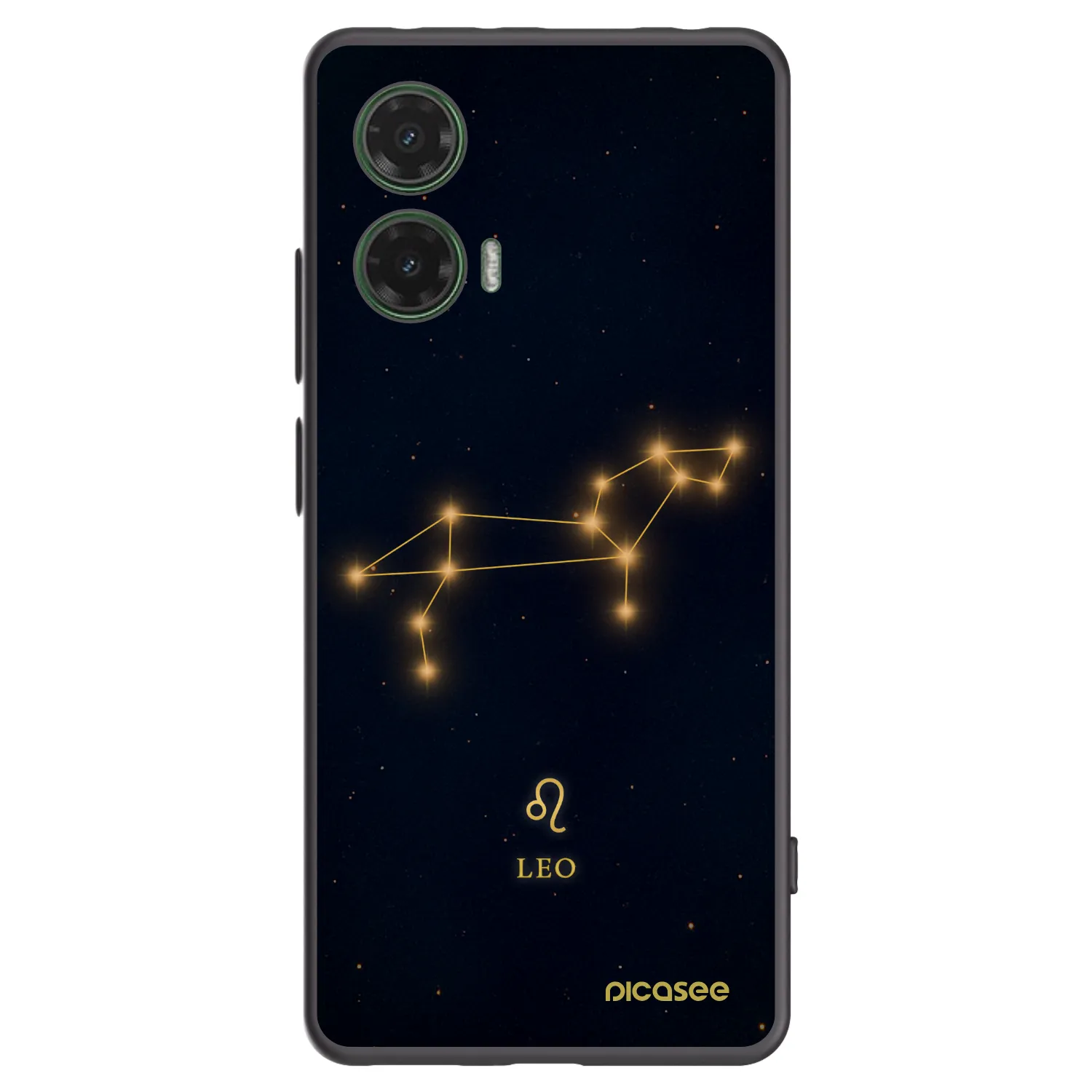 Picasee Μαύρη θήκη σιλικόνης για Motorola Moto G35 5G - LEO