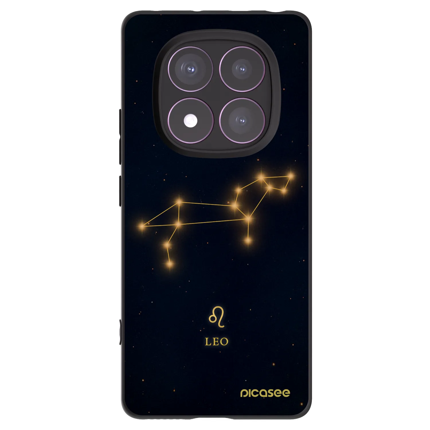 Picasee Μαύρη θήκη σιλικόνης για Xiaomi Redmi Note 14 Pro 4G - LEO