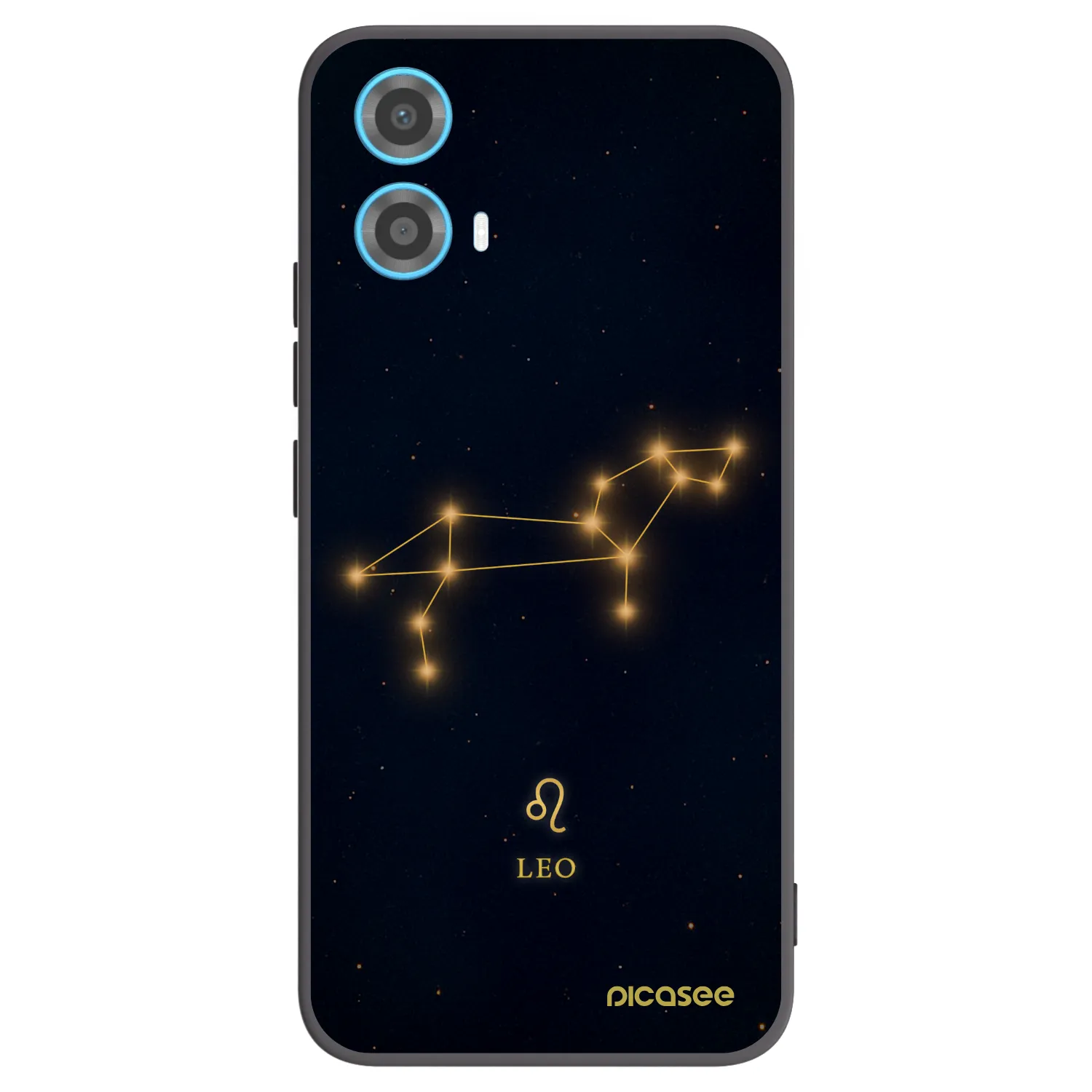 Picasee Μαύρη θήκη σιλικόνης για Motorola Moto G34 5G - LEO