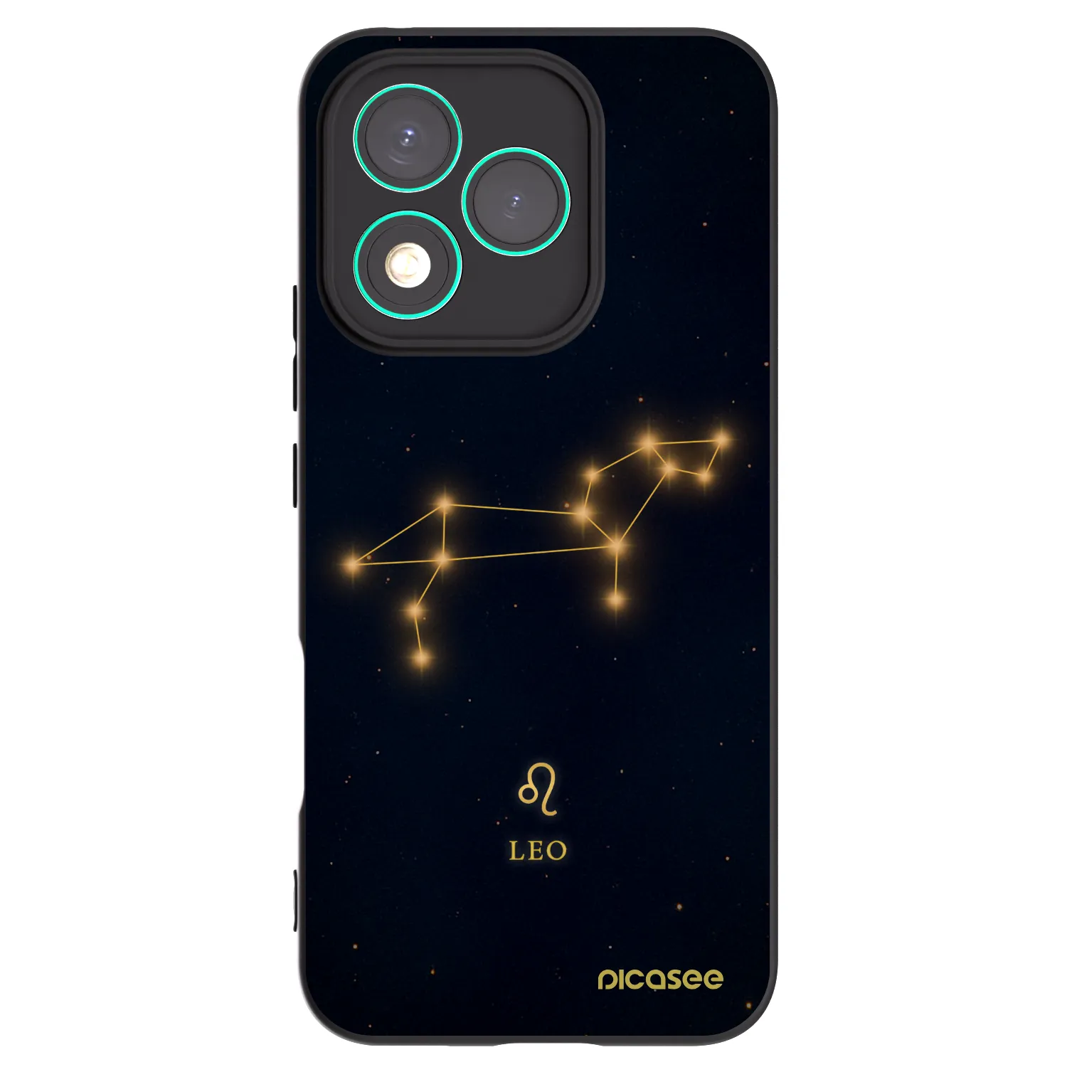 Picasee Μαύρη θήκη σιλικόνης για Honor 400 Lite 5G - LEO