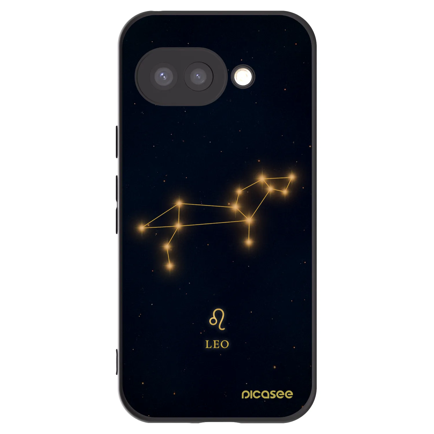 Picasee Μαύρη θήκη σιλικόνης για Google Pixel 9a - LEO