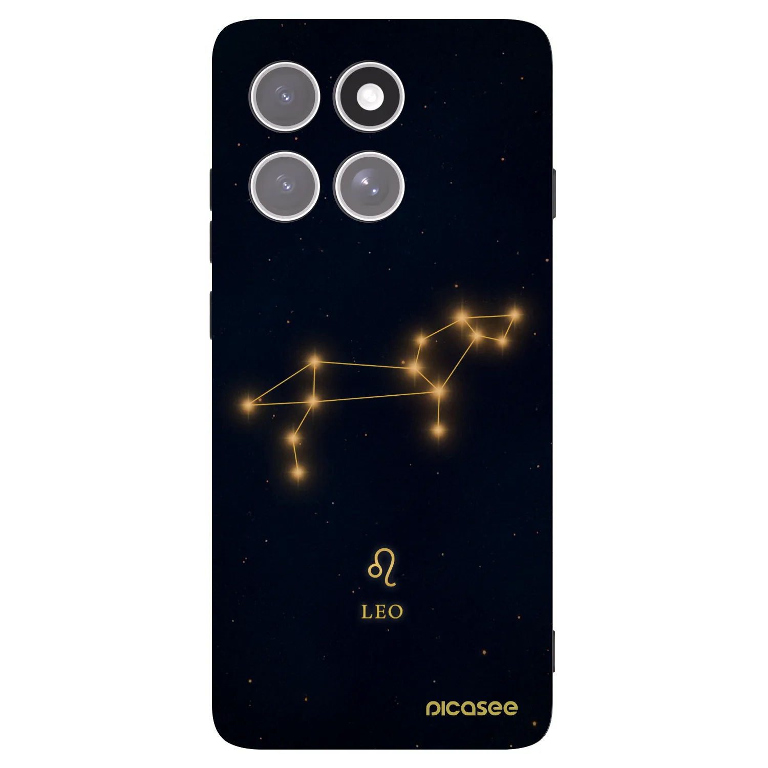 Picasee Μαύρη θήκη σιλικόνης για Motorola Edge 60 Pro - LEO