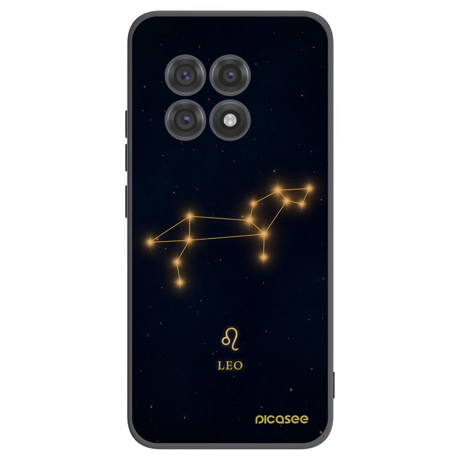 Picasee Μαύρη θήκη σιλικόνης για OnePlus 13R 5G - LEO