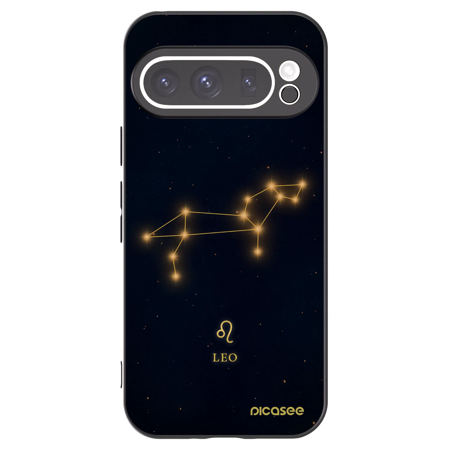Picasee Μαύρη θήκη σιλικόνης για Google Pixel 9 Pro XL - LEO