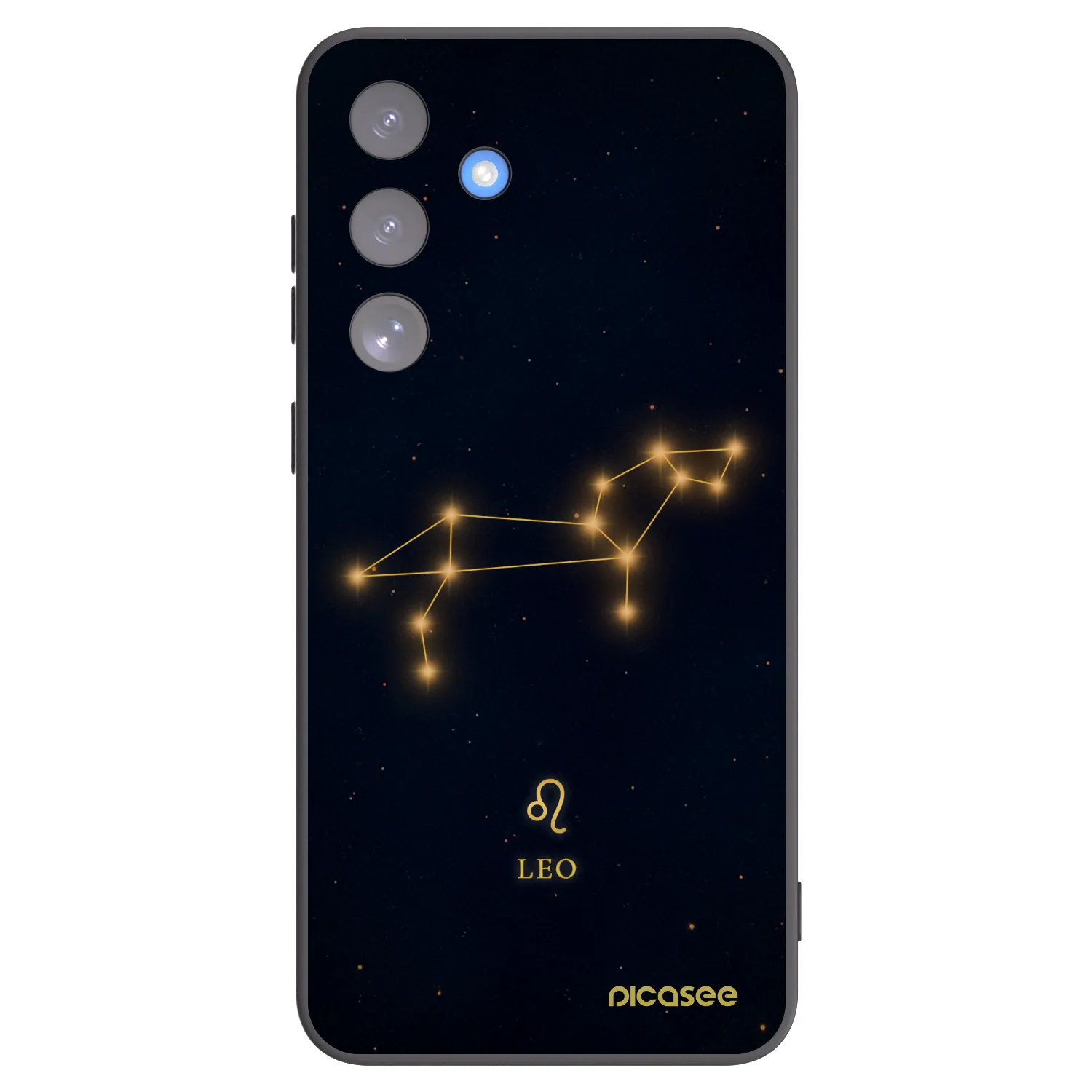 Picasee Μαύρη θήκη σιλικόνης για Samsung Galaxy S25 FE 5G - LEO