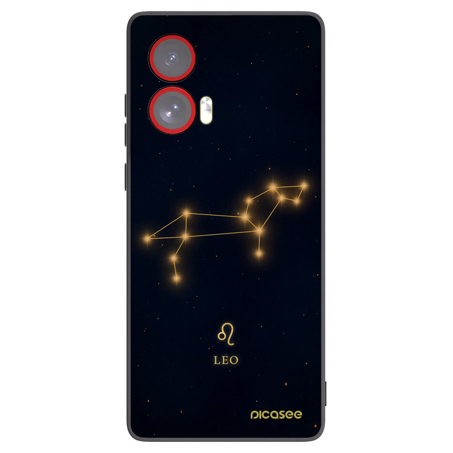 Picasee Μαύρη θήκη σιλικόνης για Motorola Edge 50 Fusion - LEO