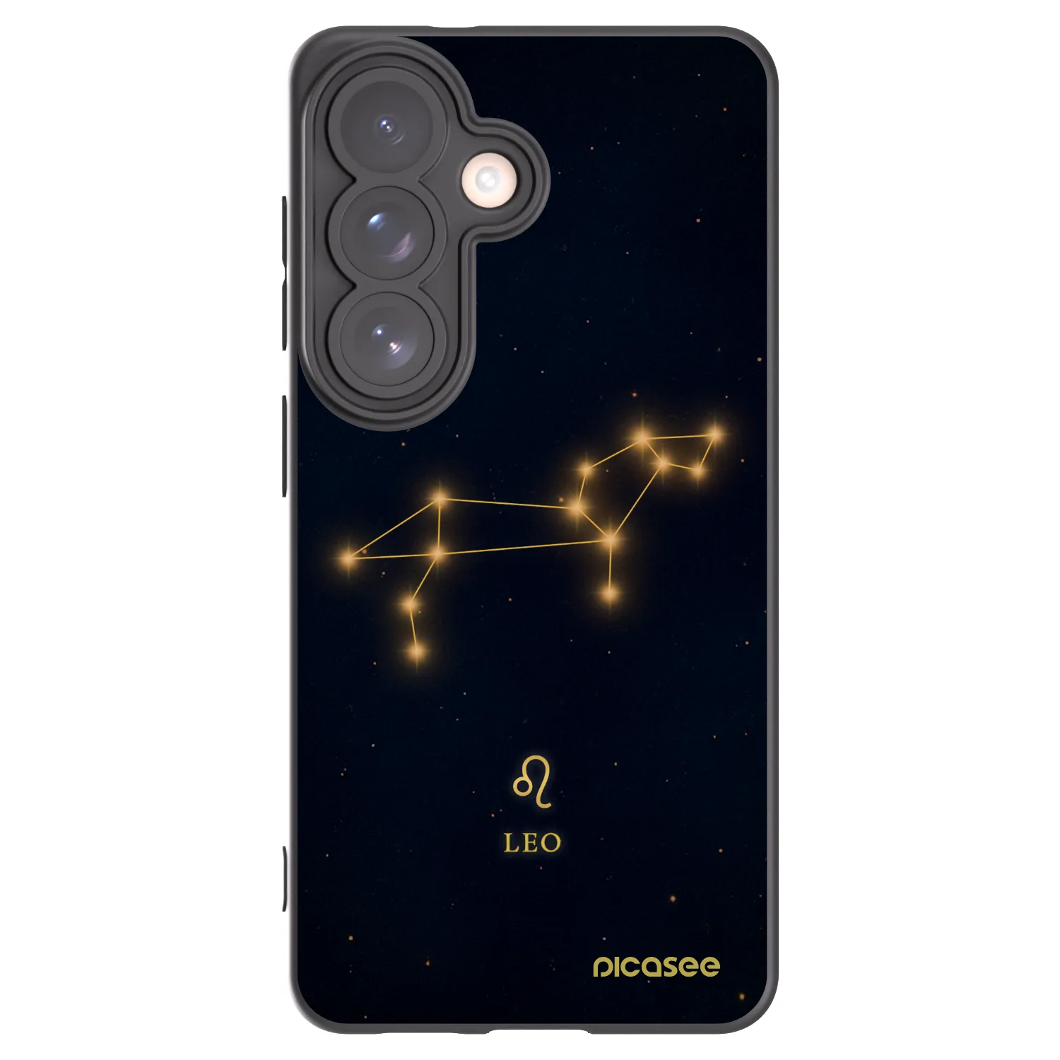 Picasee Μαύρη θήκη σιλικόνης για Samsung Galaxy S26 - LEO