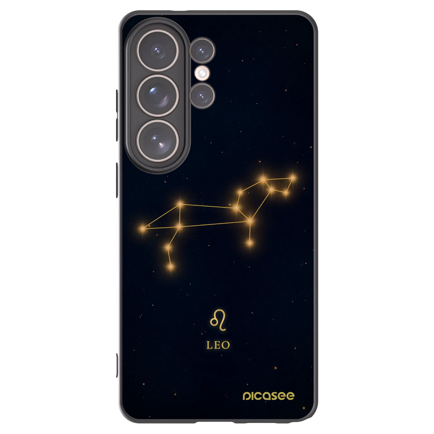 Picasee Μαύρη θήκη σιλικόνης για Samsung Galaxy S26 Ultra - LEO