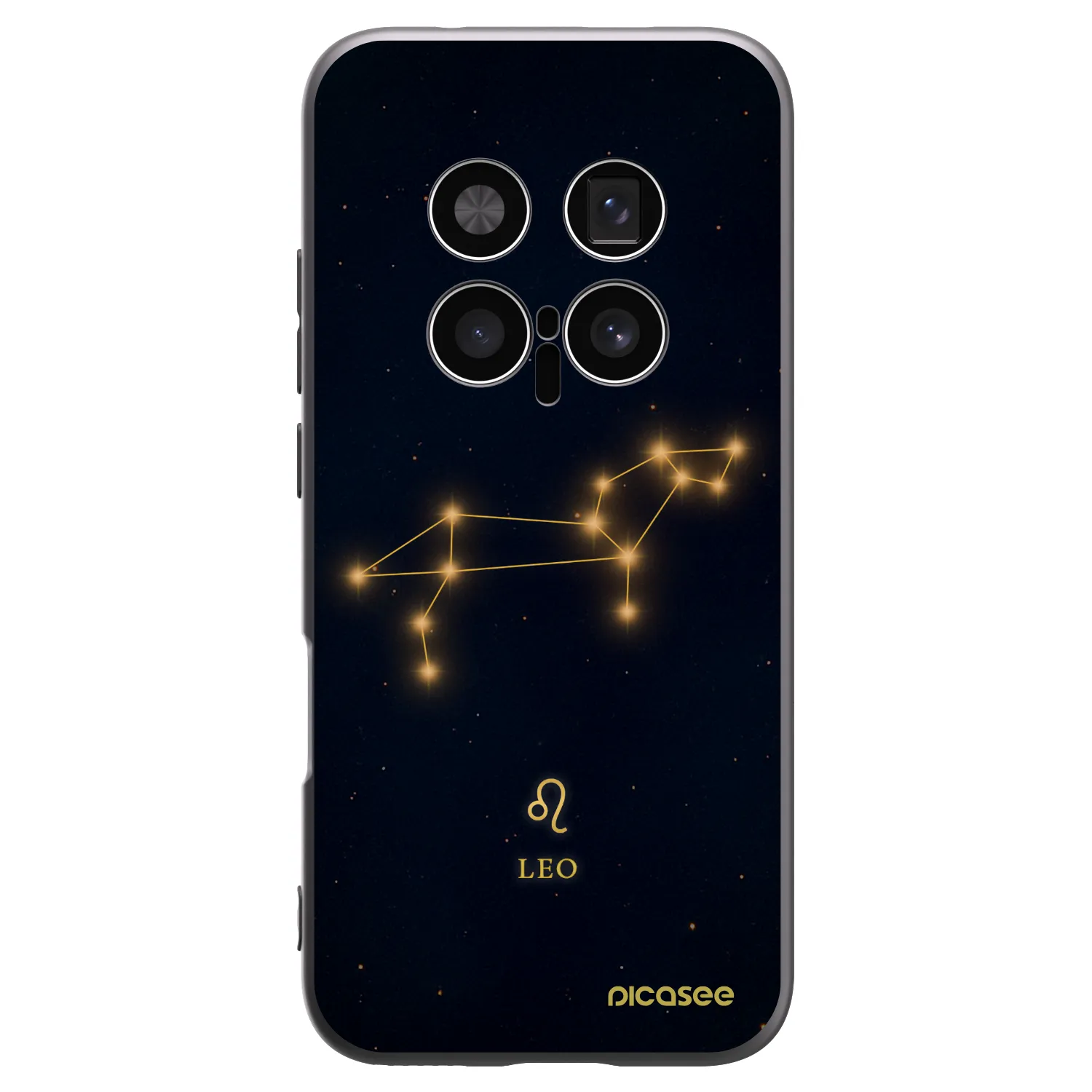 Picasee Μαύρη θήκη σιλικόνης για Honor Magic8 Pro 5G - LEO