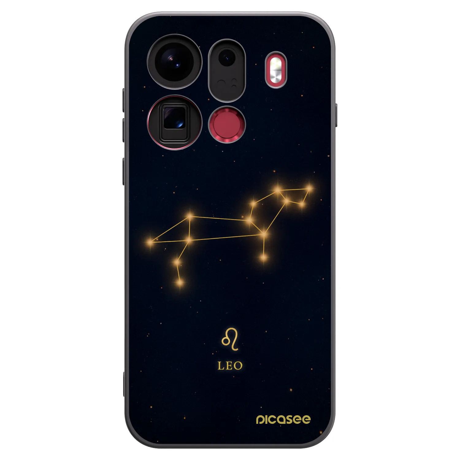 Picasee Μαύρη θήκη σιλικόνης για OPPO Find X9 Pro - LEO