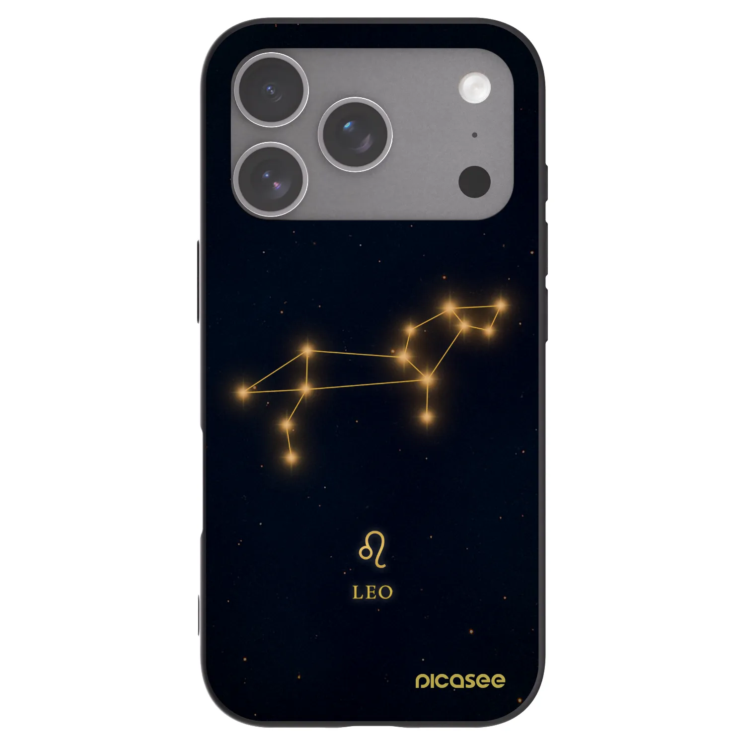 Picasee Μαύρη θήκη σιλικόνης για Apple iPhone 18 Pro - LEO