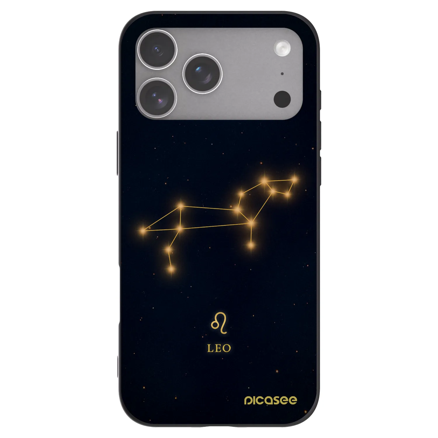 Picasee Μαύρη θήκη σιλικόνης για Apple iPhone 18 Pro Max - LEO