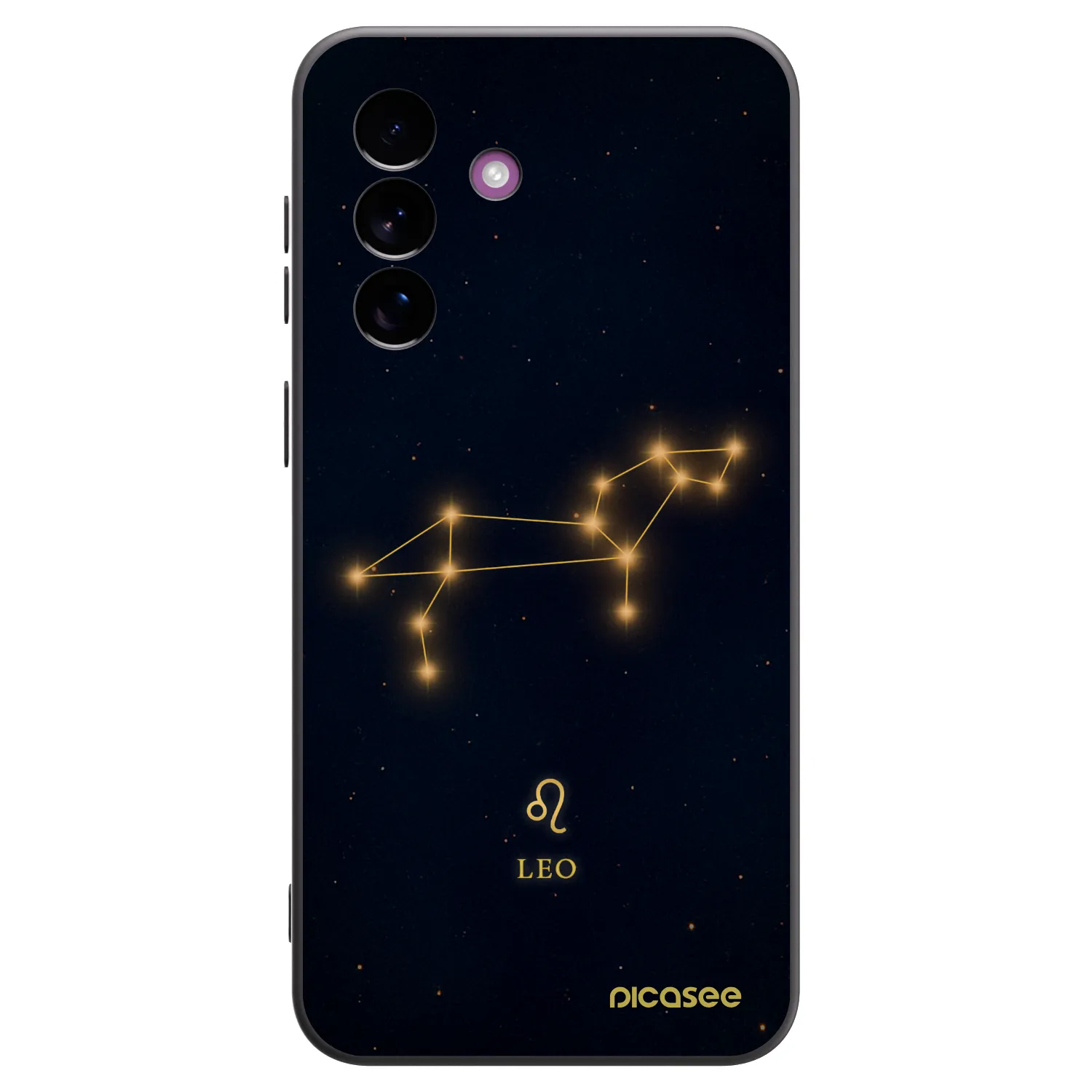 Picasee Μαύρη θήκη σιλικόνης για Samsung Galaxy A37 - LEO