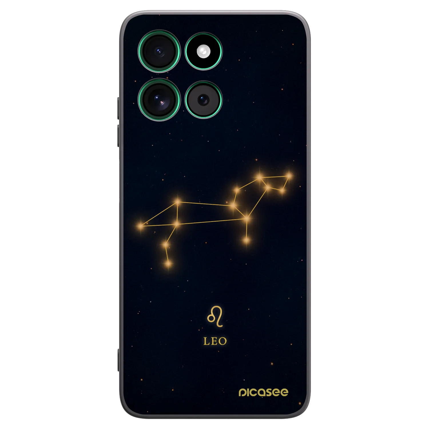 Picasee Μαύρη θήκη σιλικόνης για Motorola Moto G57 Power - LEO