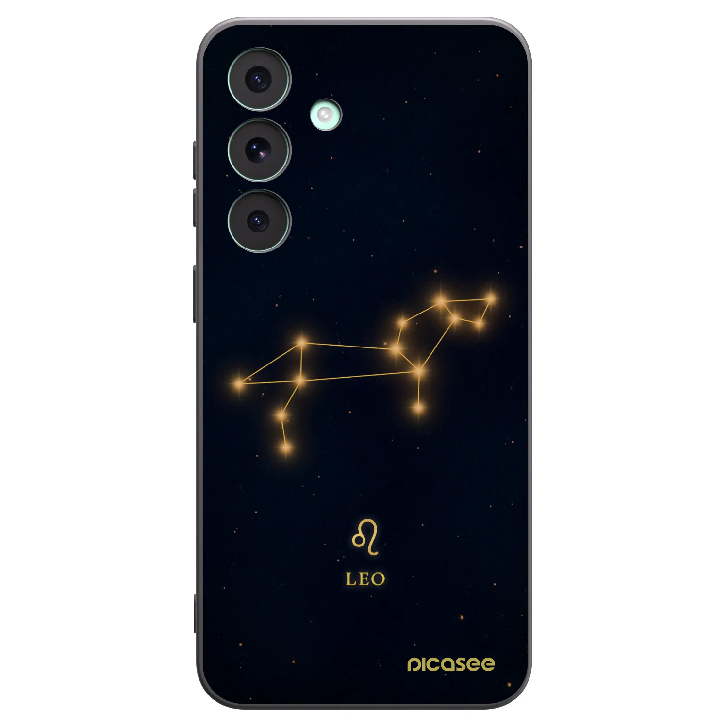 Picasee Μαύρη θήκη σιλικόνης για Samsung Galaxy S26 FE - LEO
