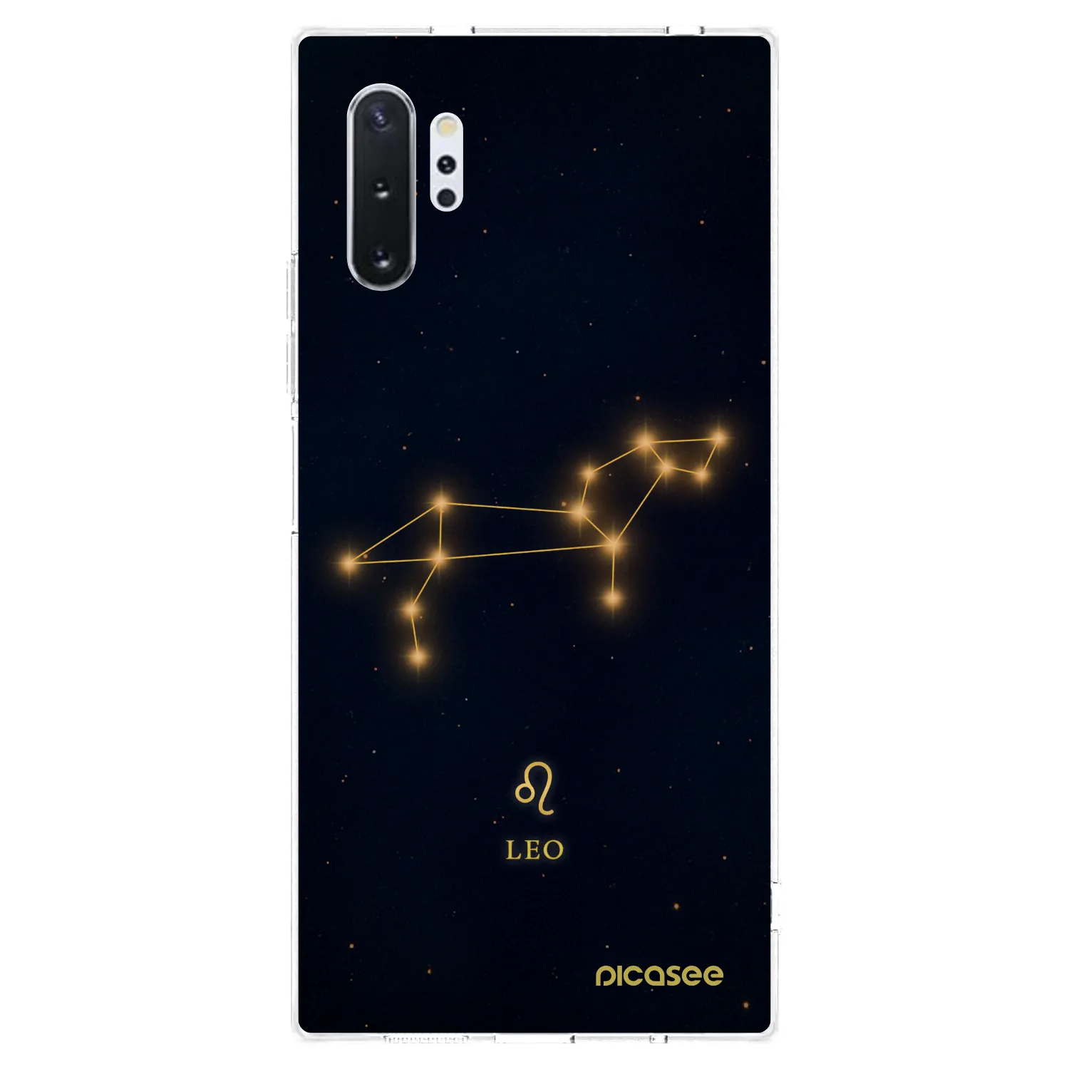 Picasee διαφανής θήκη σιλικόνης Samsung Galaxy Note 10+ N975F - LEO