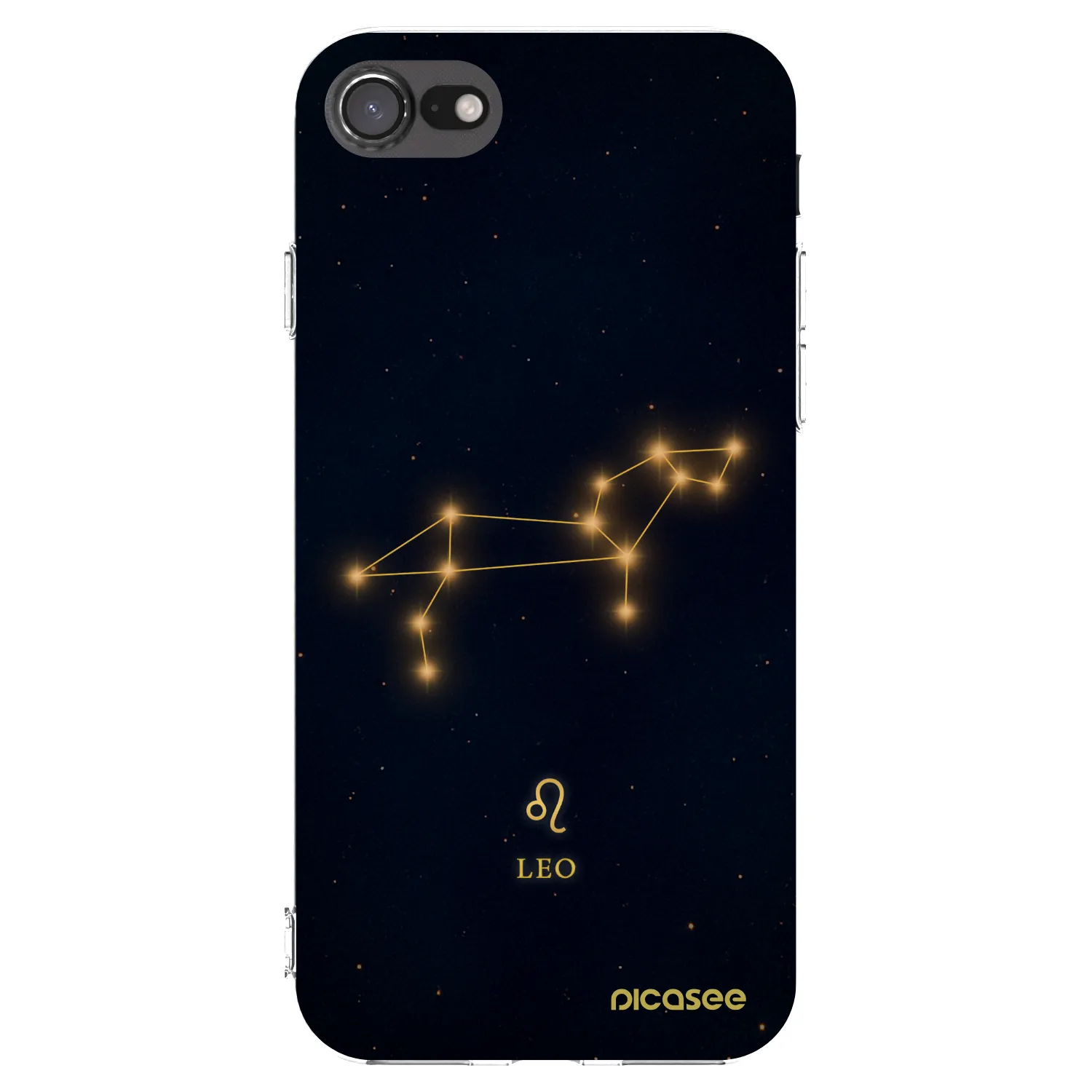 Picasee διαφανής θήκη σιλικόνης Apple iPhone SE 2020 - LEO