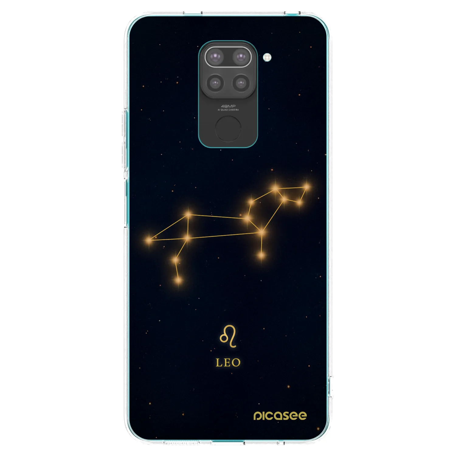 Picasee Μαύρη θήκη σιλικόνης για Xiaomi Redmi Note 9 - LEO