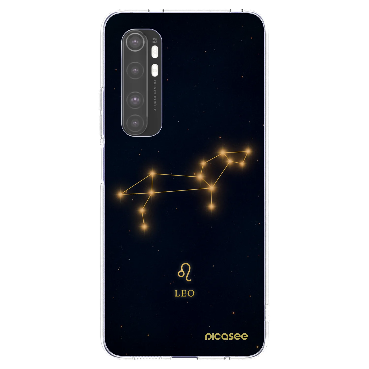 Picasee διαφανής θήκη σιλικόνης Xiaomi Mi Note 10 Lite - LEO