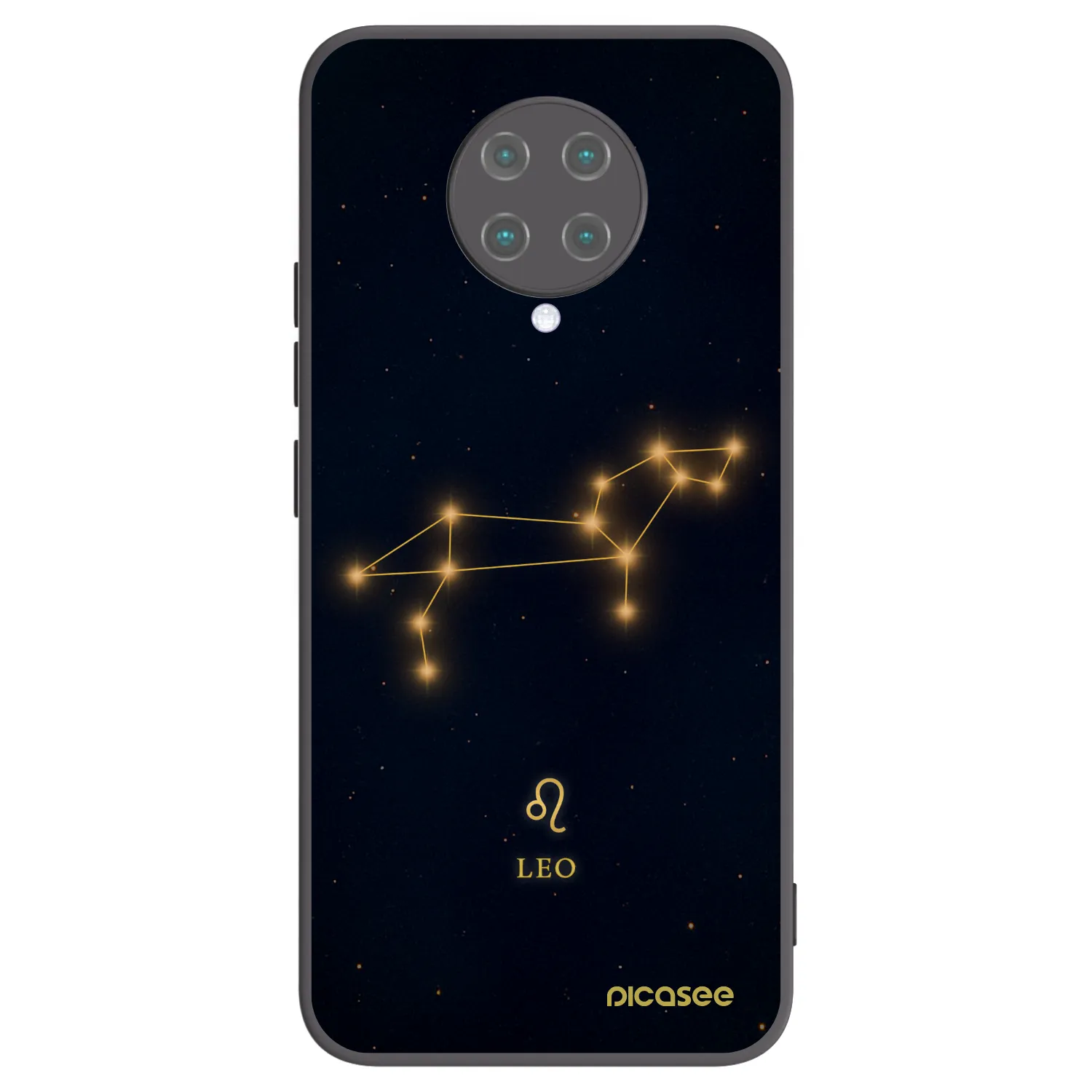 Picasee Μαύρη θήκη σιλικόνης για Xiaomi Poco F2 Pro - LEO